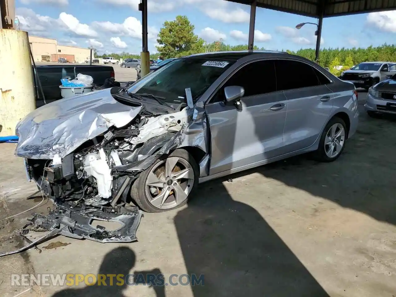 1 Photograph of a damaged car WAUHUDGYXPA078698 AUDI A3 2023