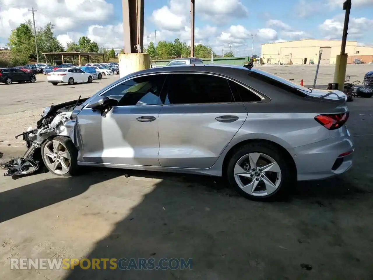 2 Photograph of a damaged car WAUHUDGYXPA078698 AUDI A3 2023