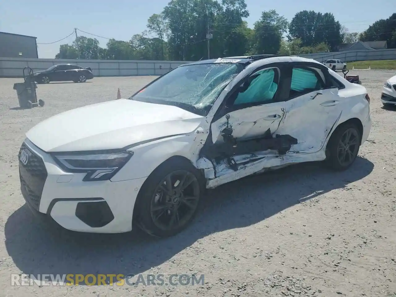 1 Photograph of a damaged car WAUAUDGY0RA033578 AUDI A3 2024