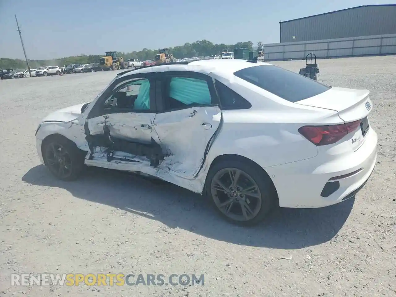 2 Photograph of a damaged car WAUAUDGY0RA033578 AUDI A3 2024
