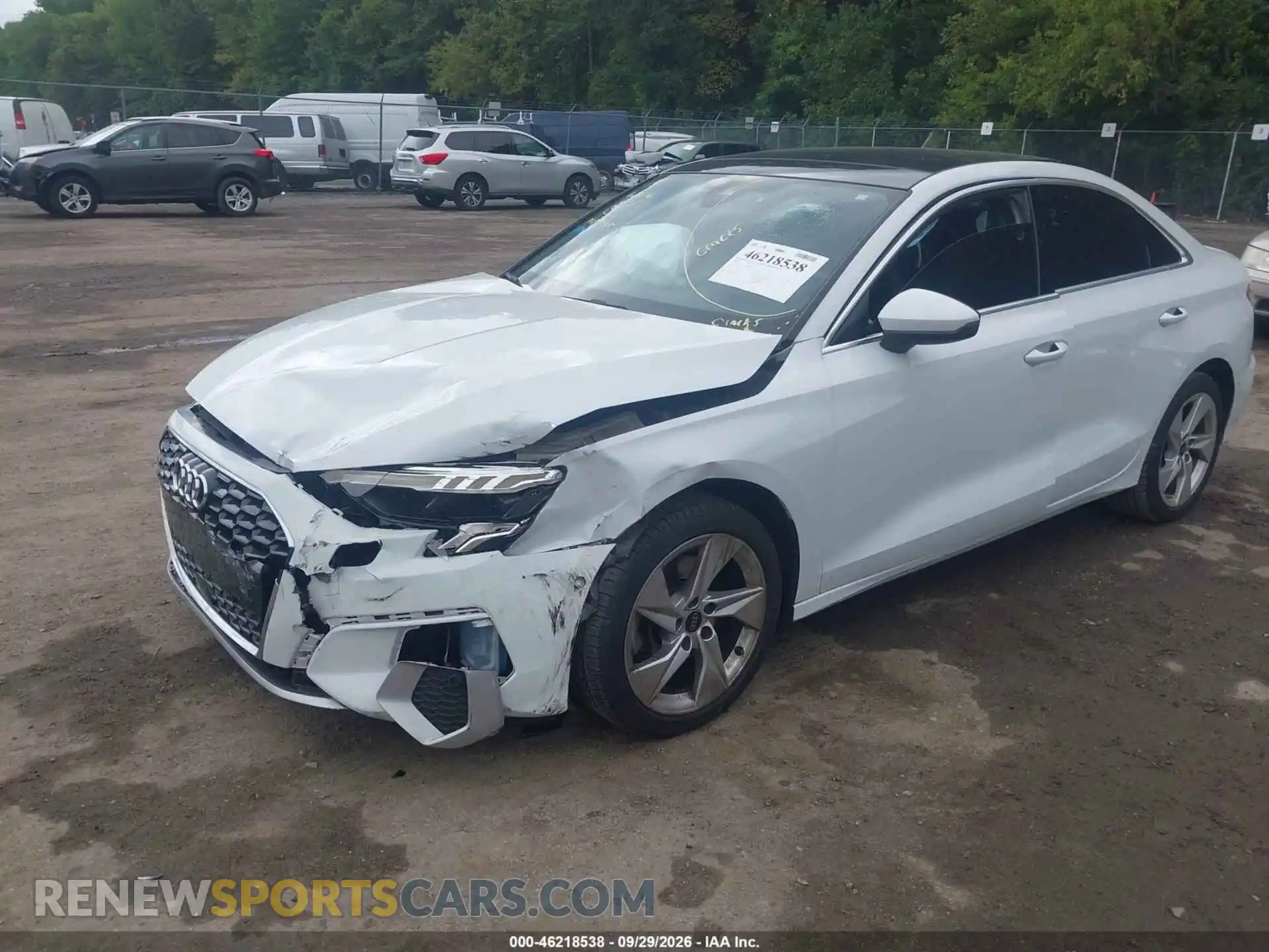 2 Photograph of a damaged car WAUAUDGY0RA074535 AUDI A3 2024
