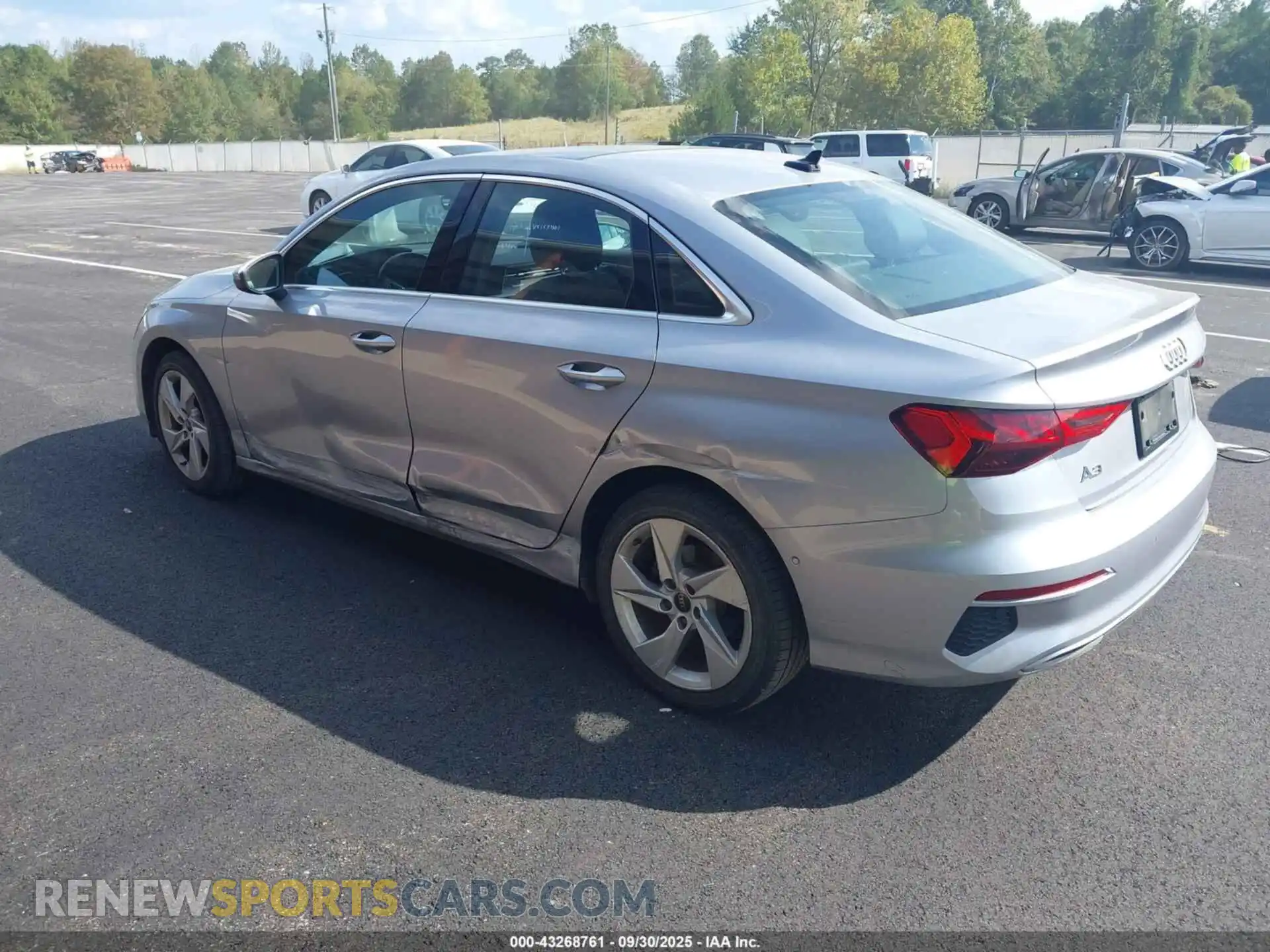 3 Photograph of a damaged car WAUAUDGY0RA080495 AUDI A3 2024