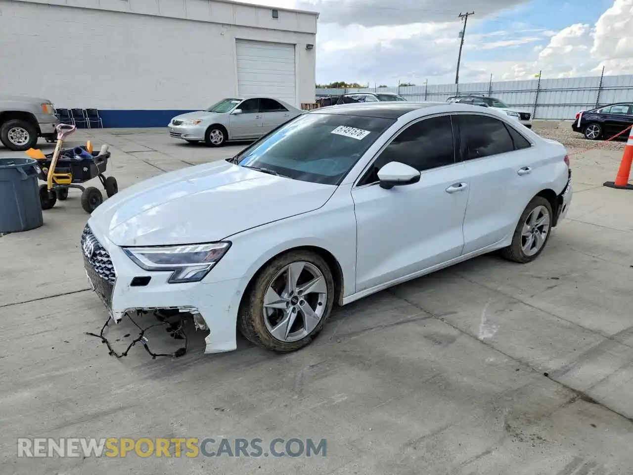 1 Photograph of a damaged car WAUAUDGY1RA084572 AUDI A3 2024