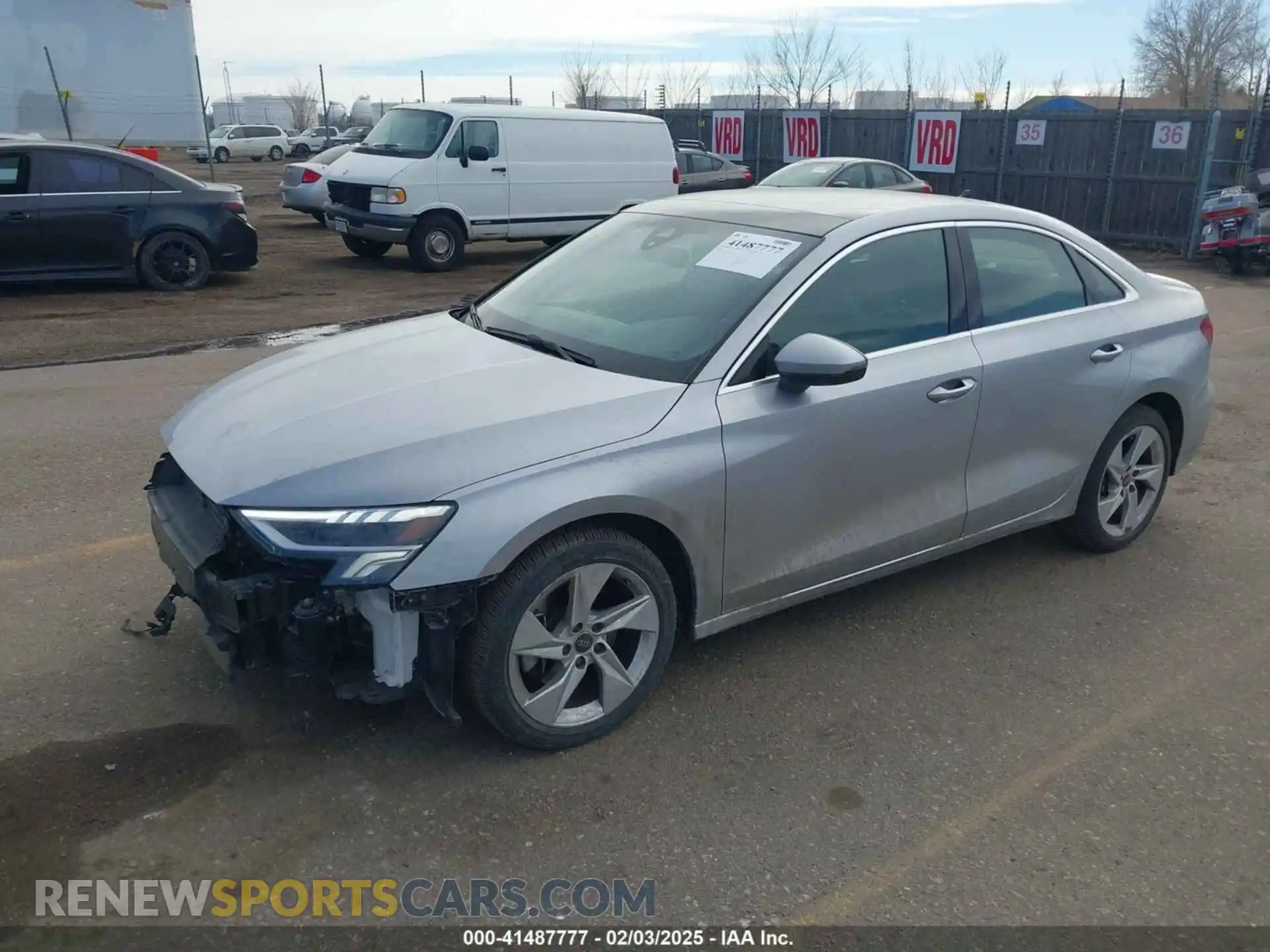 2 Photograph of a damaged car WAUAUDGY4RA082038 AUDI A3 2024