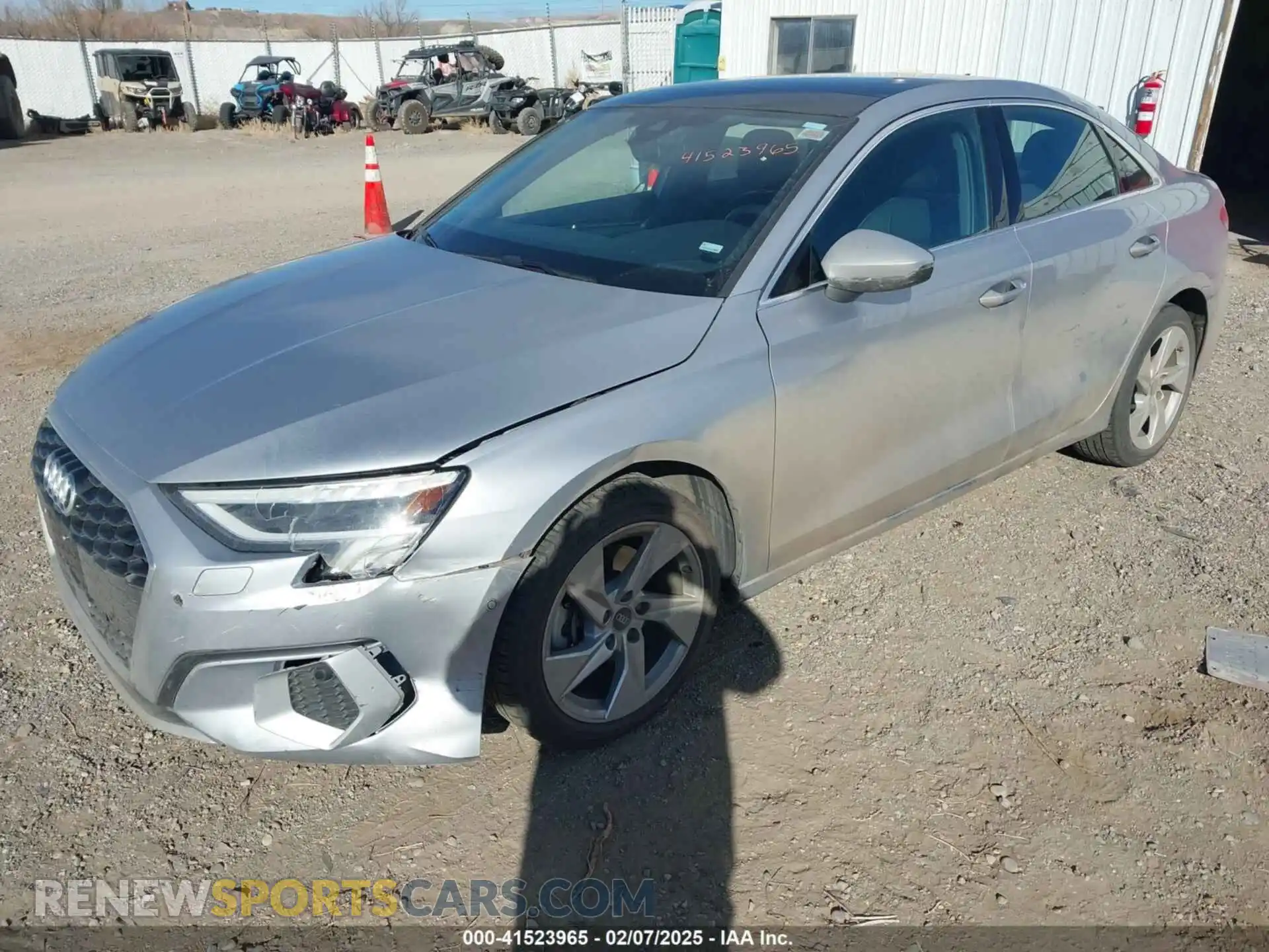 2 Photograph of a damaged car WAUAUDGY8RA099098 AUDI A3 2024