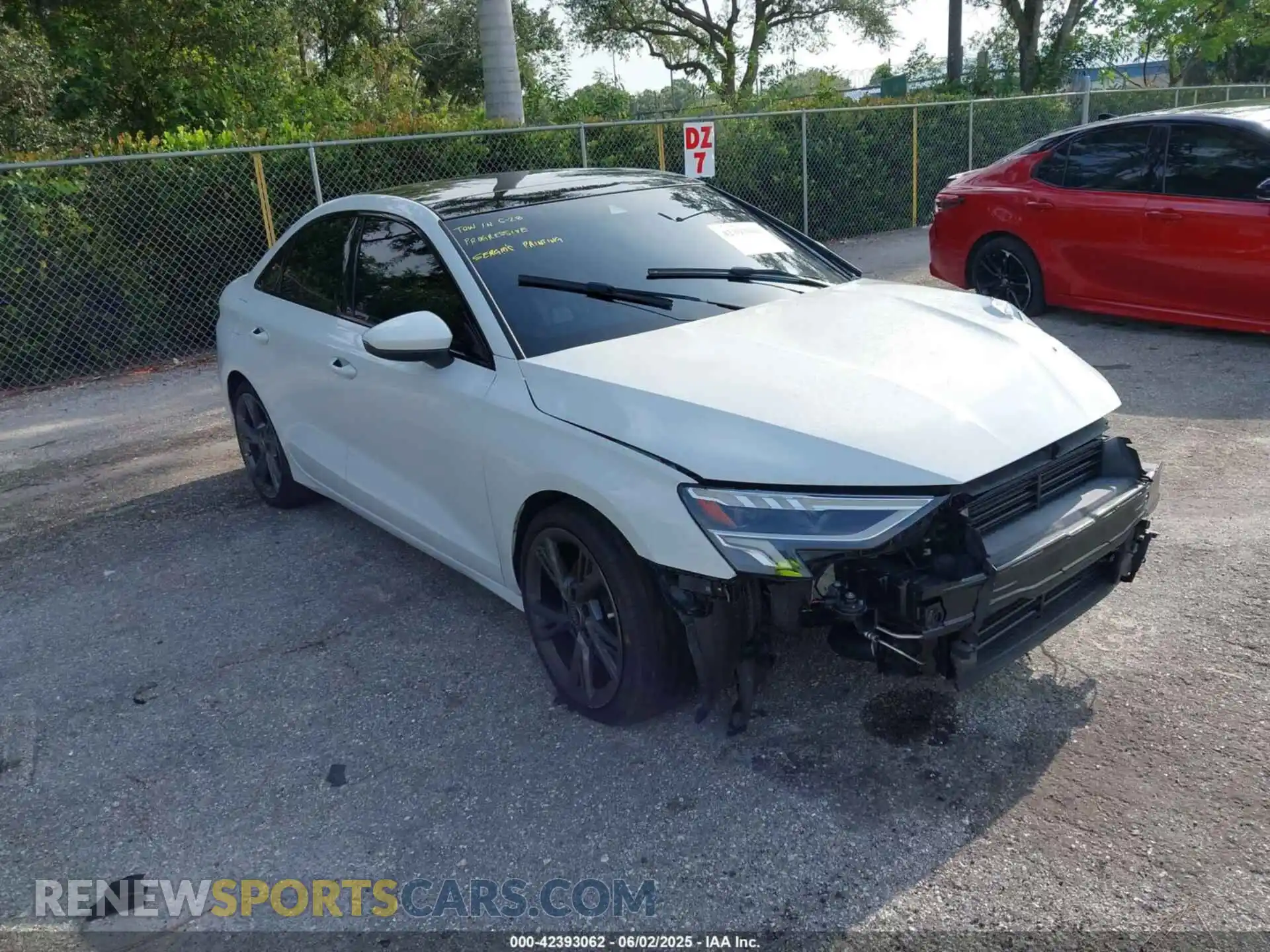 1 Photograph of a damaged car WAUAUDGY9RA002376 AUDI A3 2024