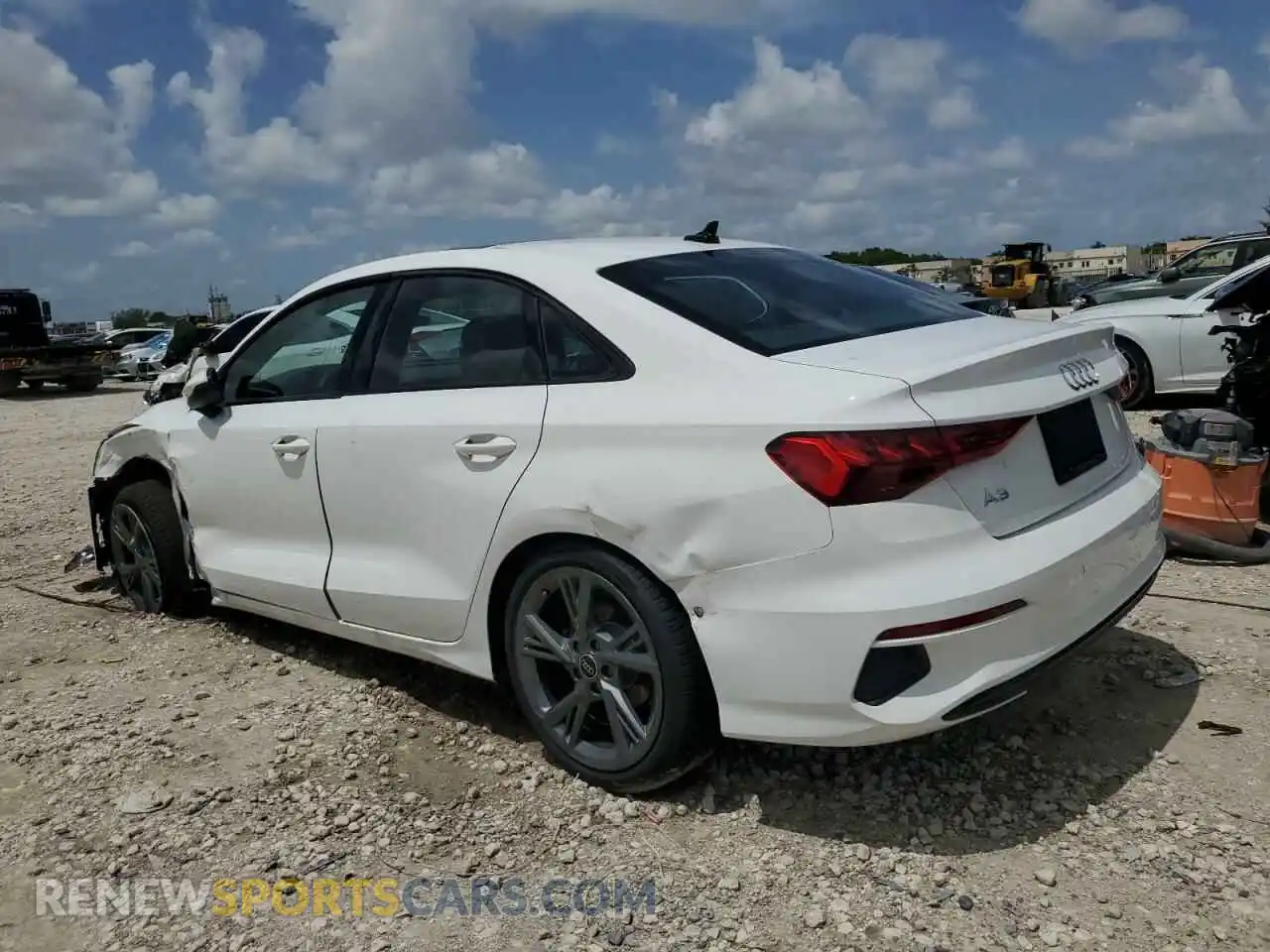 2 Photograph of a damaged car WAUAUDGY9RA135901 AUDI A3 2024