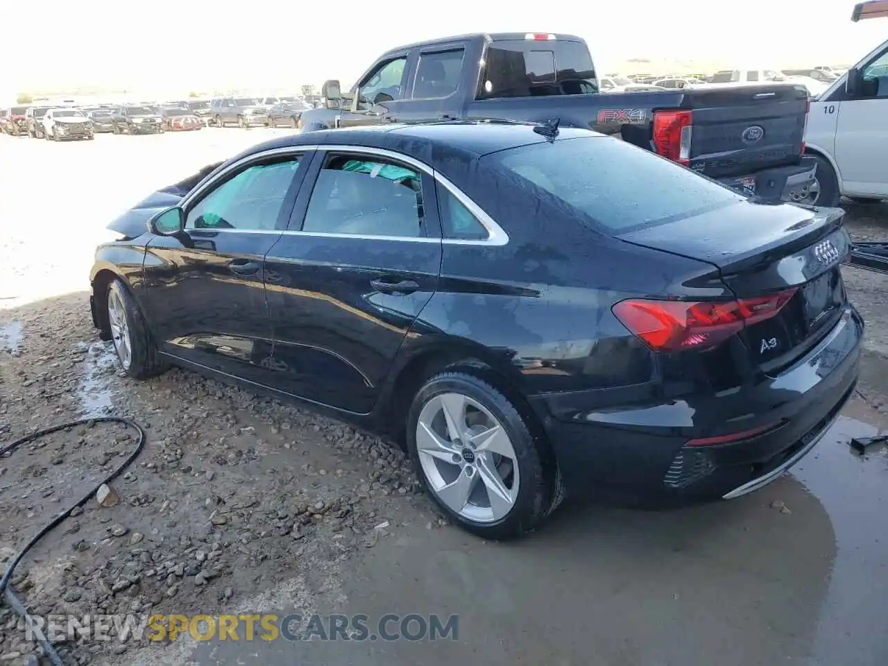 2 Photograph of a damaged car WAUAUDGYXRA100025 AUDI A3 2024