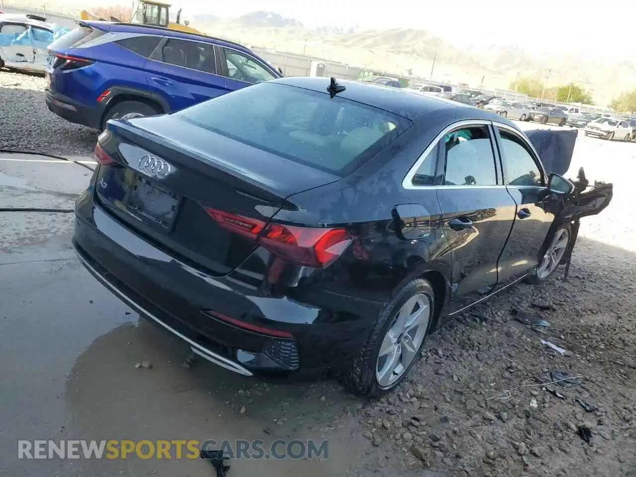 3 Photograph of a damaged car WAUAUDGYXRA100025 AUDI A3 2024