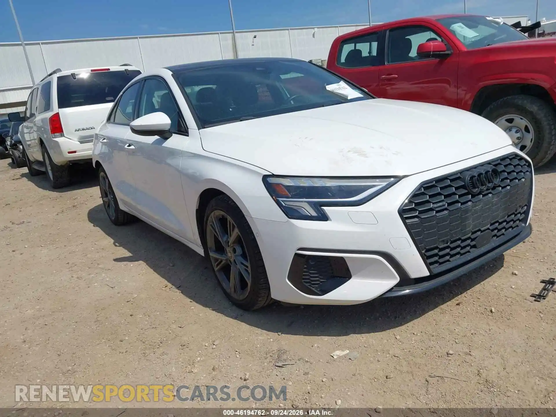 1 Photograph of a damaged car WAUGUDGY0RA128443 AUDI A3 2024