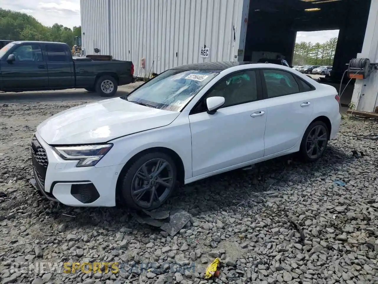 1 Photograph of a damaged car WAUGUDGY1RA086977 AUDI A3 2024