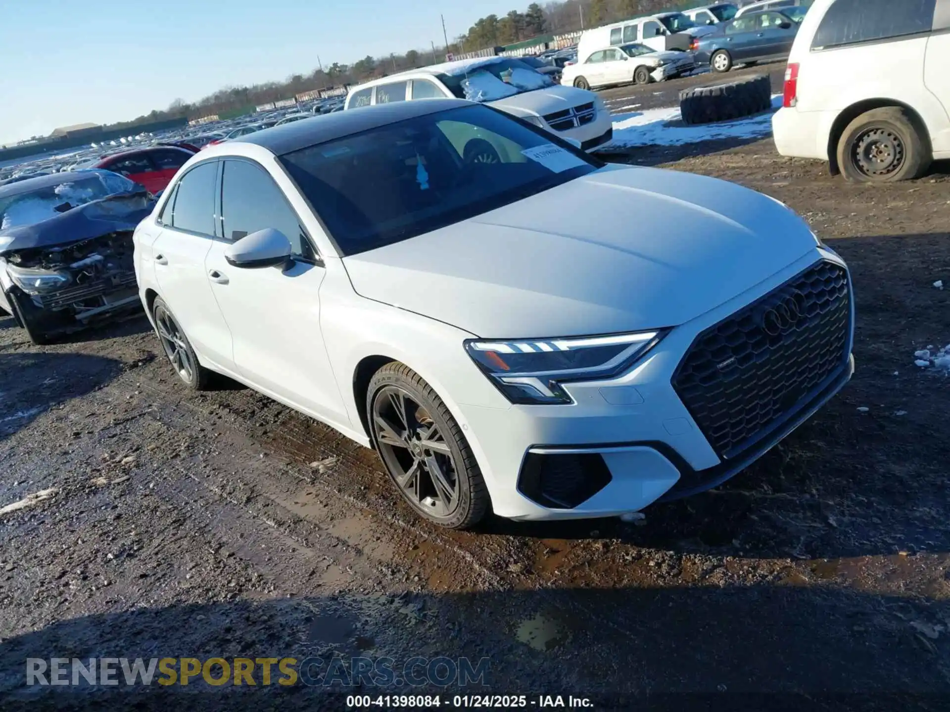 1 Photograph of a damaged car WAUGUDGY4RA138103 AUDI A3 2024