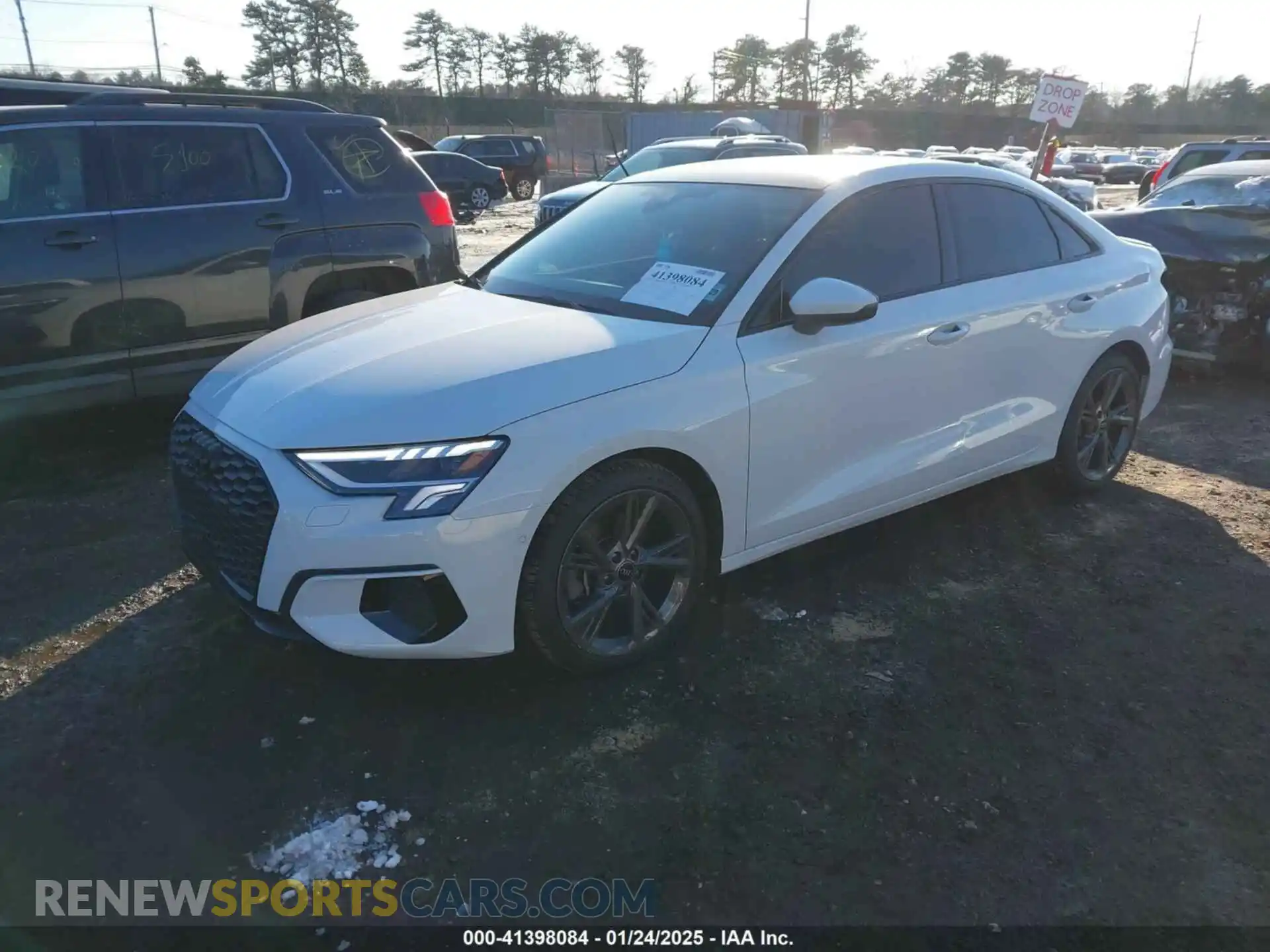 2 Photograph of a damaged car WAUGUDGY4RA138103 AUDI A3 2024