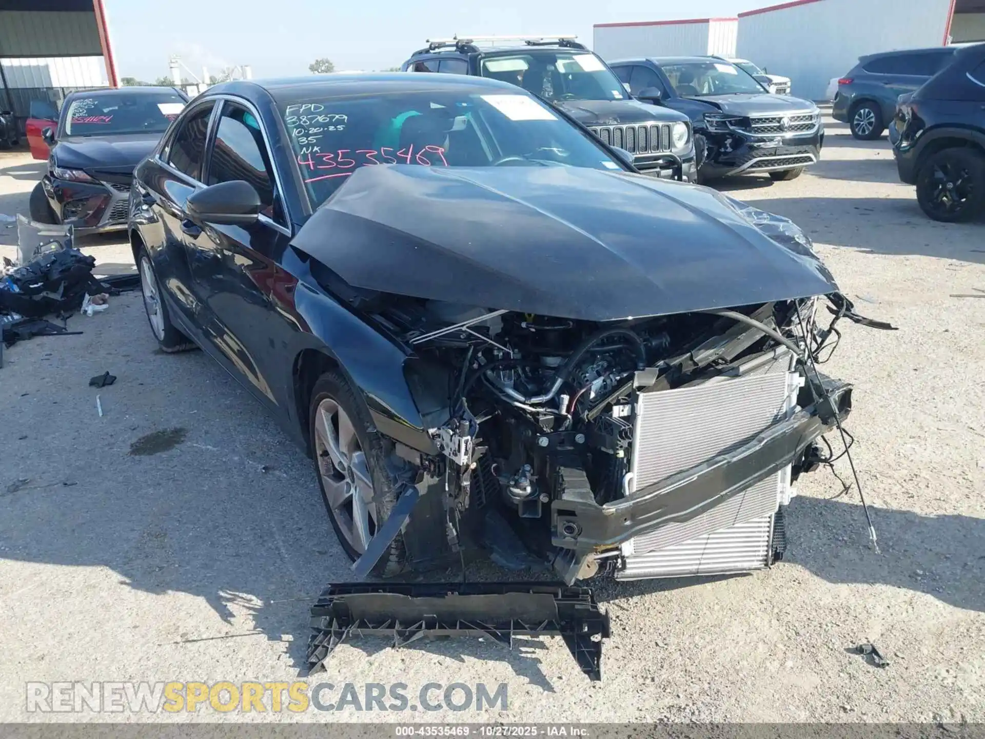 1 Photograph of a damaged car WAUGUDGY5RA088778 AUDI A3 2024