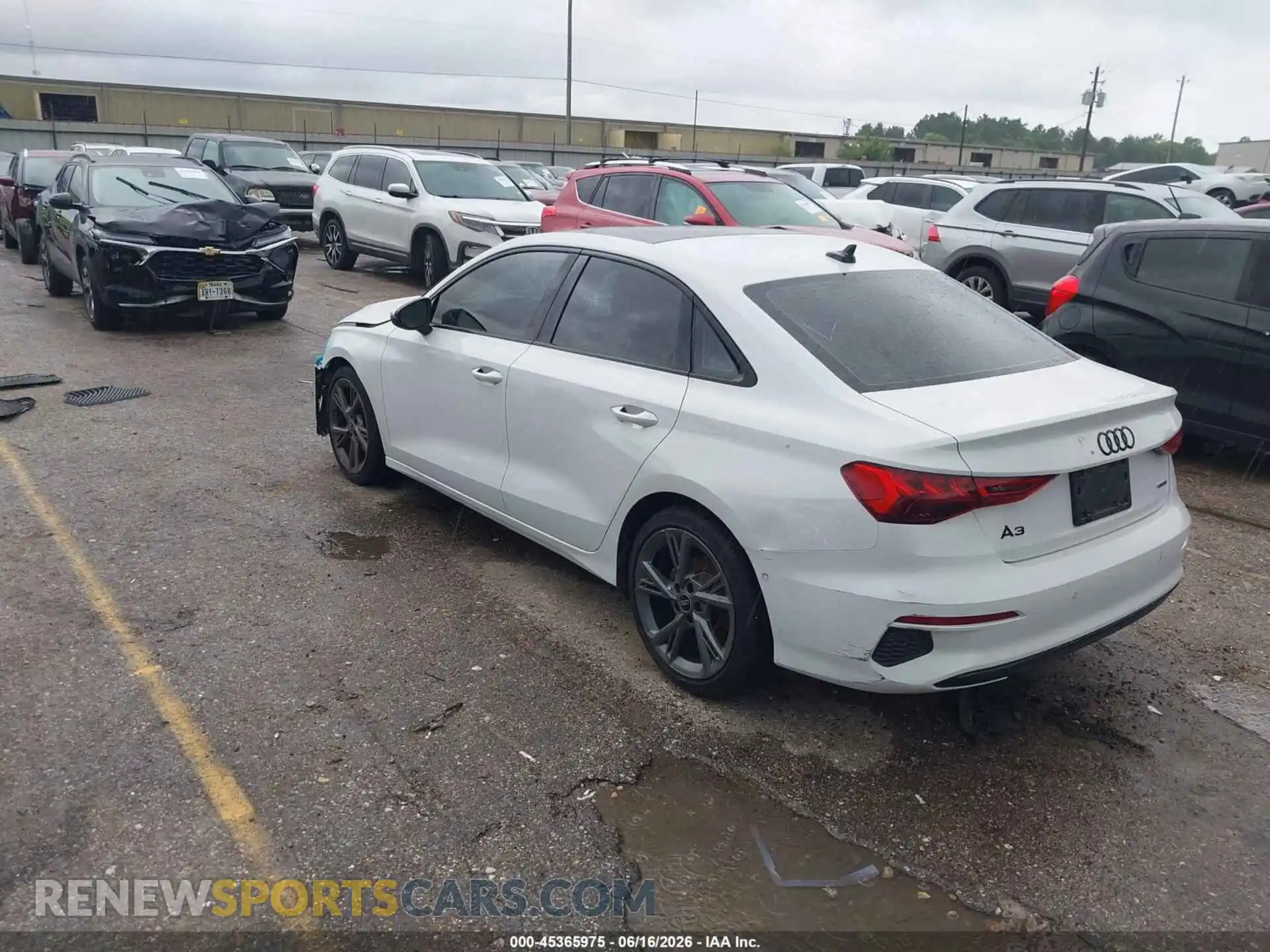 3 fotografías del automóvil dañado WAUGUDGY6RA060603 AUDI A3 2024