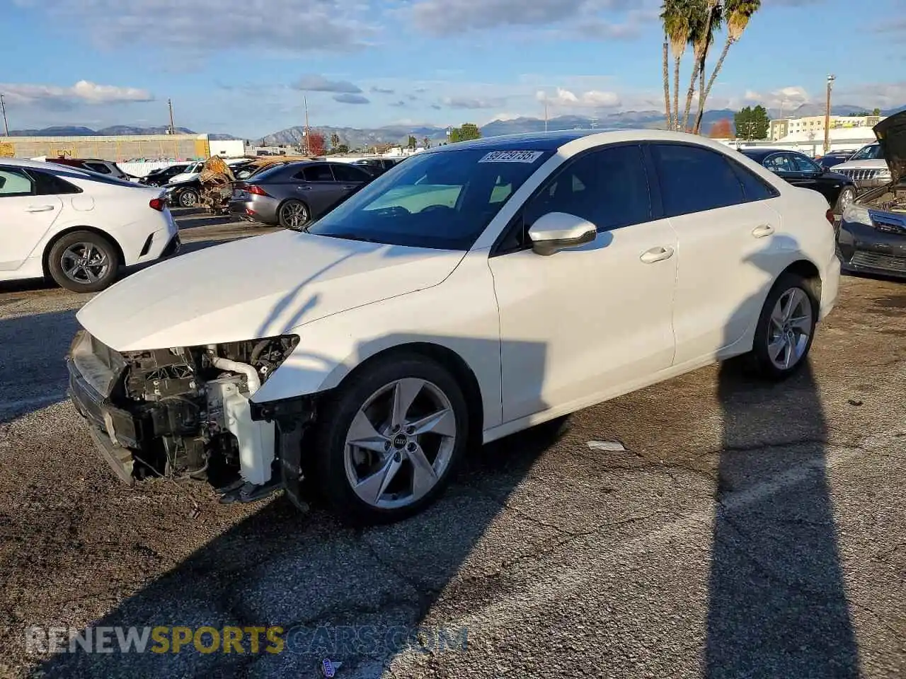 1 Photograph of a damaged car WAUHUDGY0RA029982 AUDI A3 2024