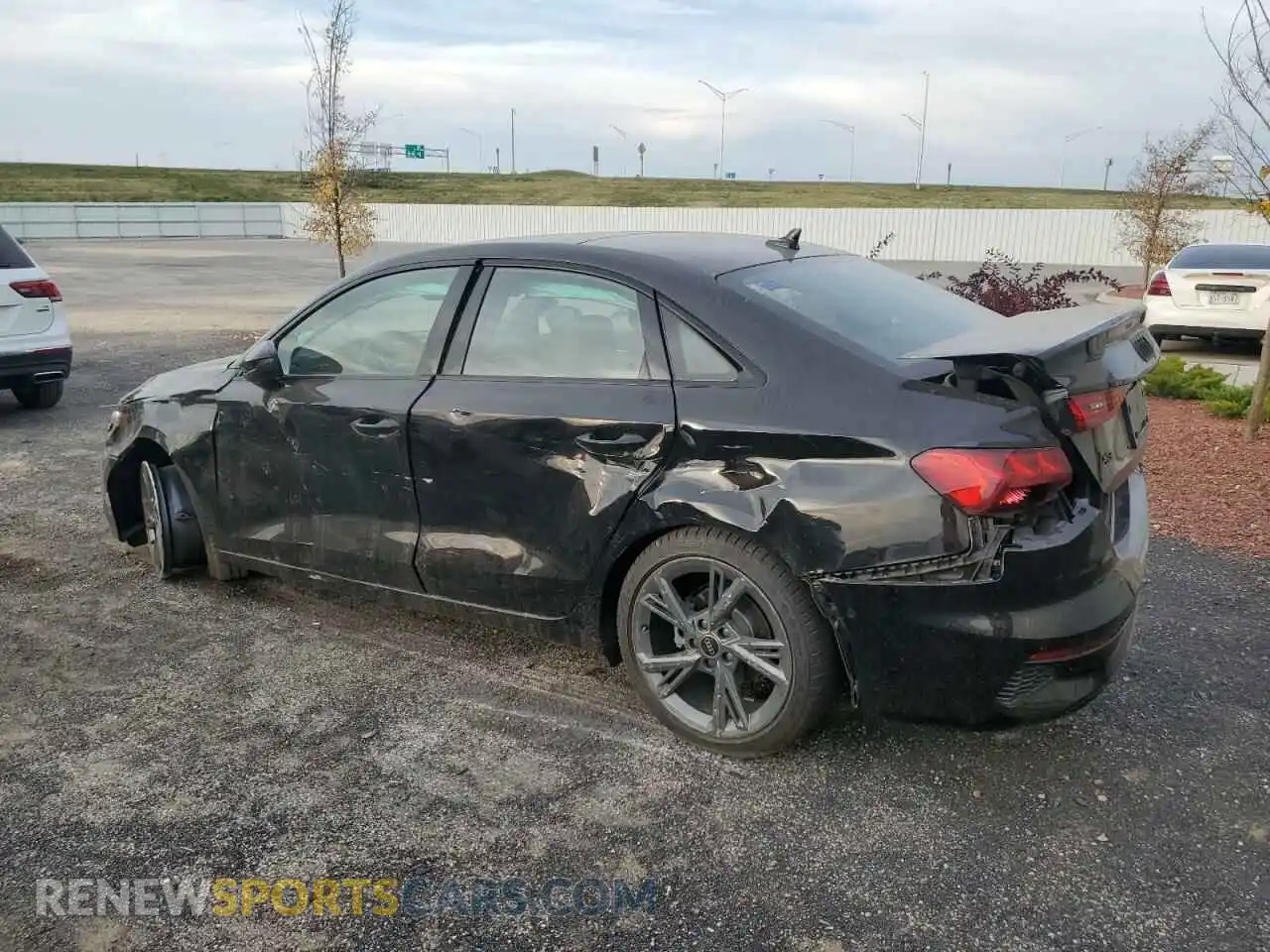 2 Фотография поврежденного автомобиля WAUHUDGY0RA125546 AUDI A3 2024