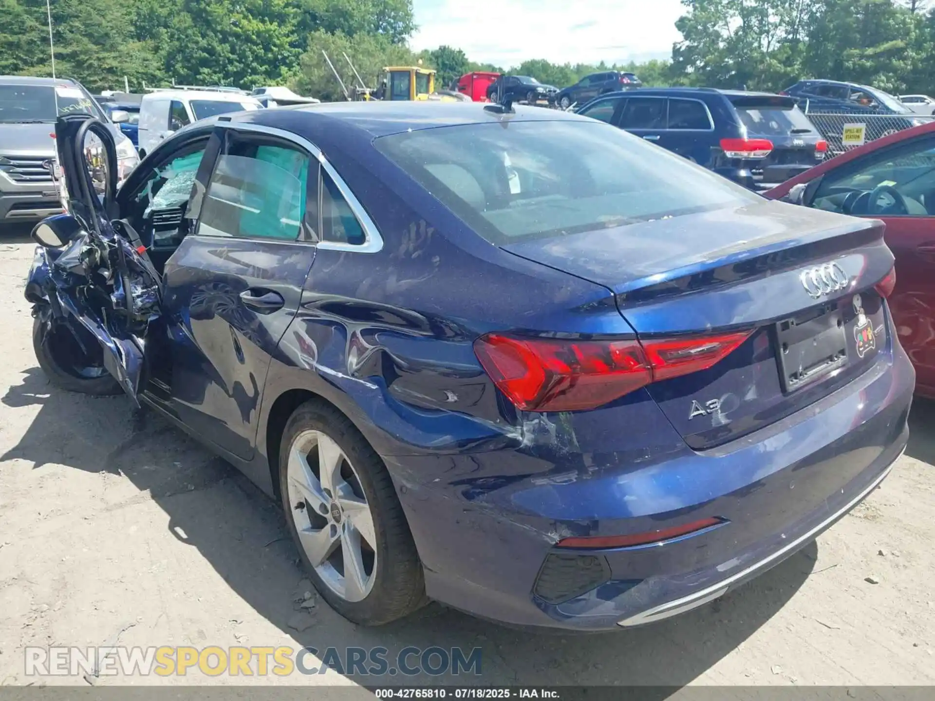 3 Photograph of a damaged car WAUHUDGY6RA016671 AUDI A3 2024