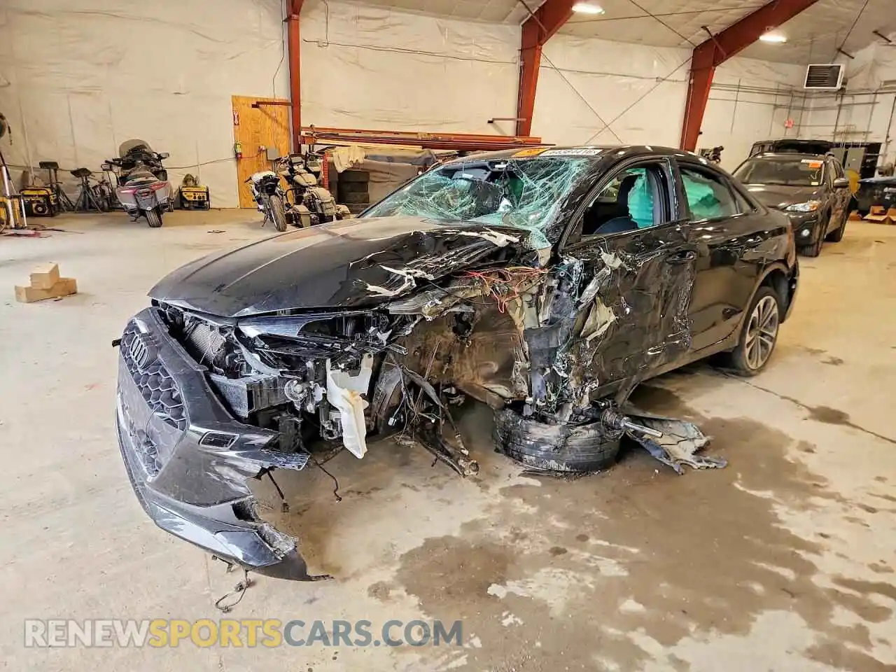 1 Photograph of a damaged car WAUGUDGY0SA050686 AUDI A3 2025