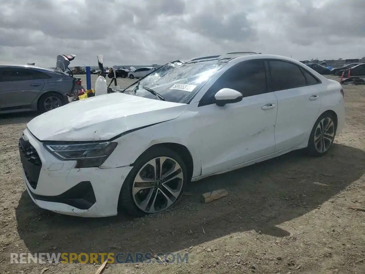 1 Photograph of a damaged car WAUGUDGY1SA060725 AUDI A3 2025