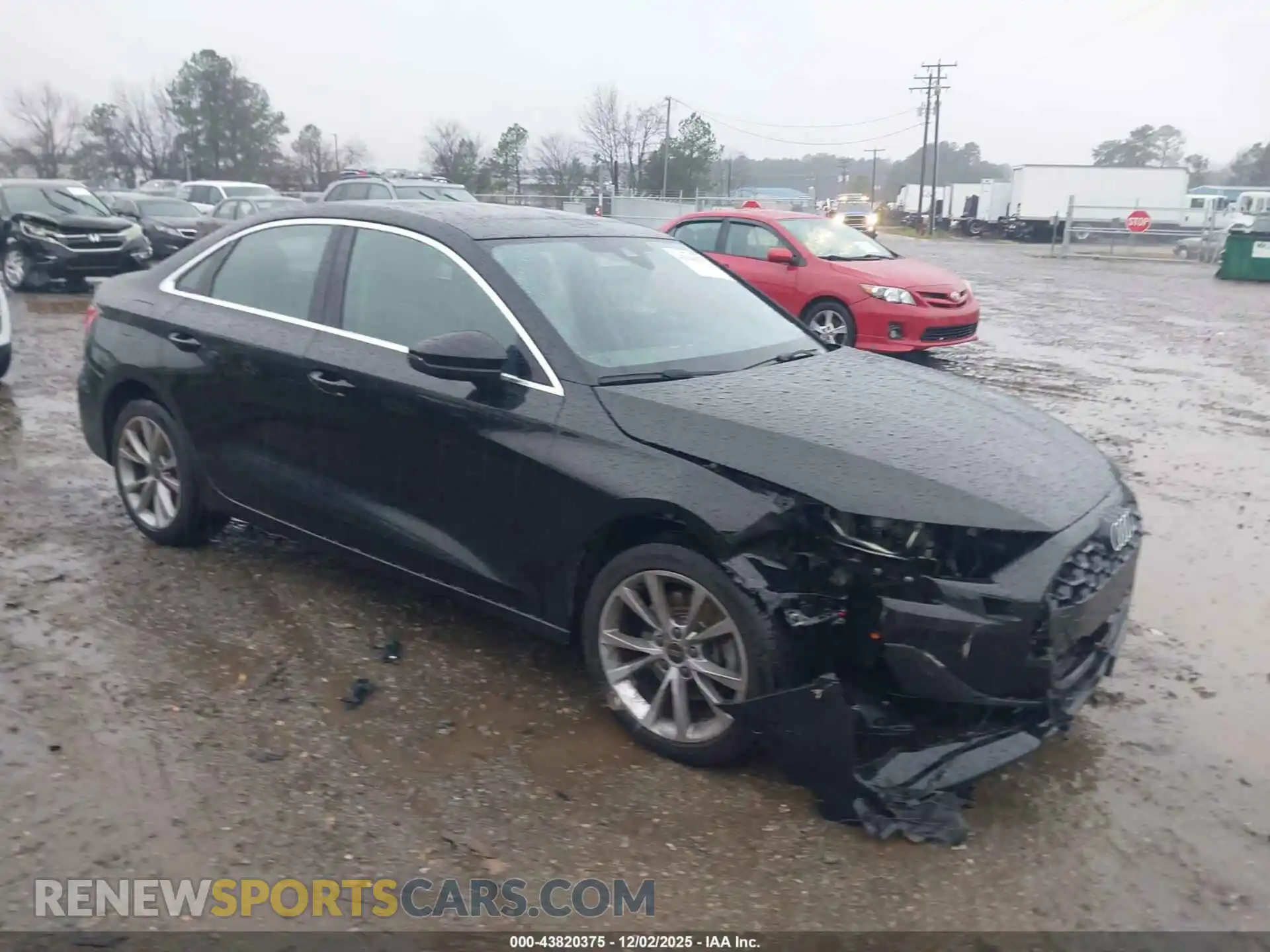 1 Photograph of a damaged car WAUGUDGY4SA051047 AUDI A3 2025