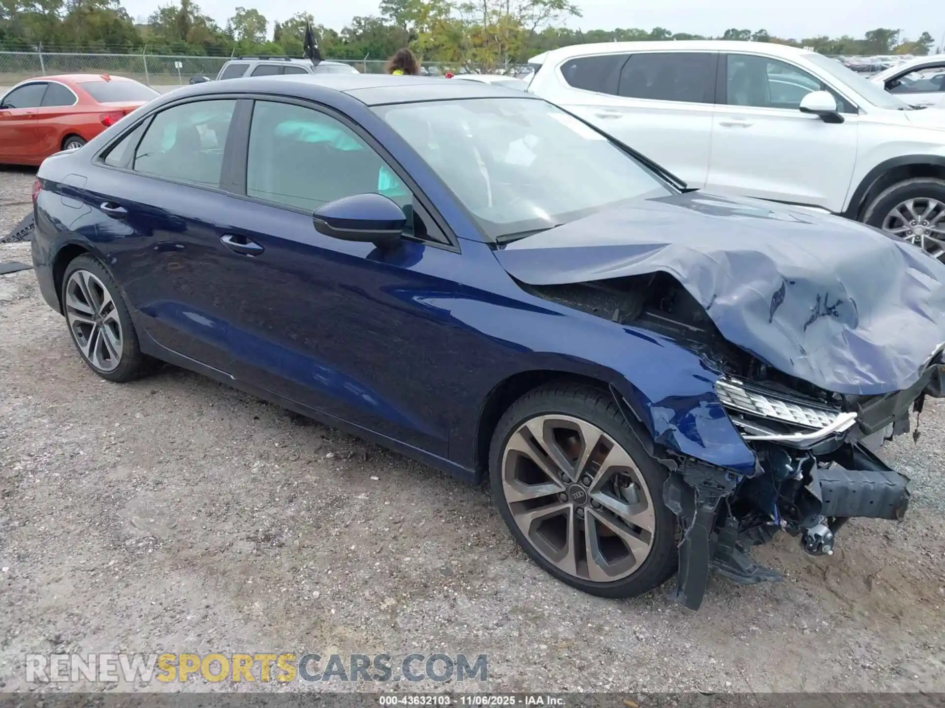 1 Photograph of a damaged car WAUGUDGY8SA060866 AUDI A3 2025
