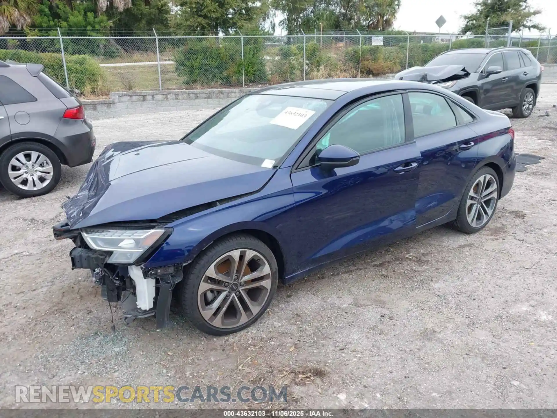 2 Photograph of a damaged car WAUGUDGY8SA060866 AUDI A3 2025