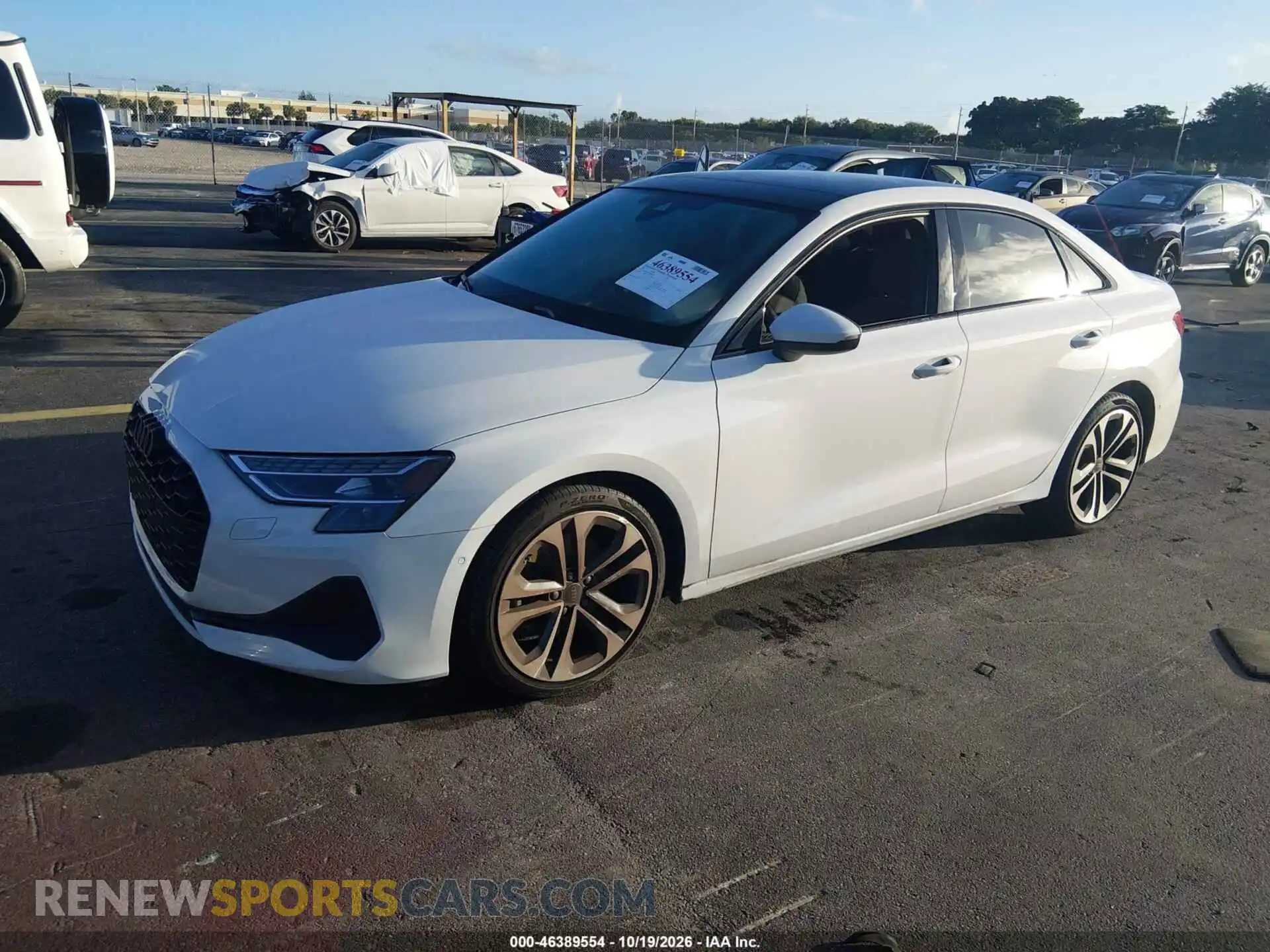2 Photograph of a damaged car WAUGUDGY9SA064876 AUDI A3 2025
