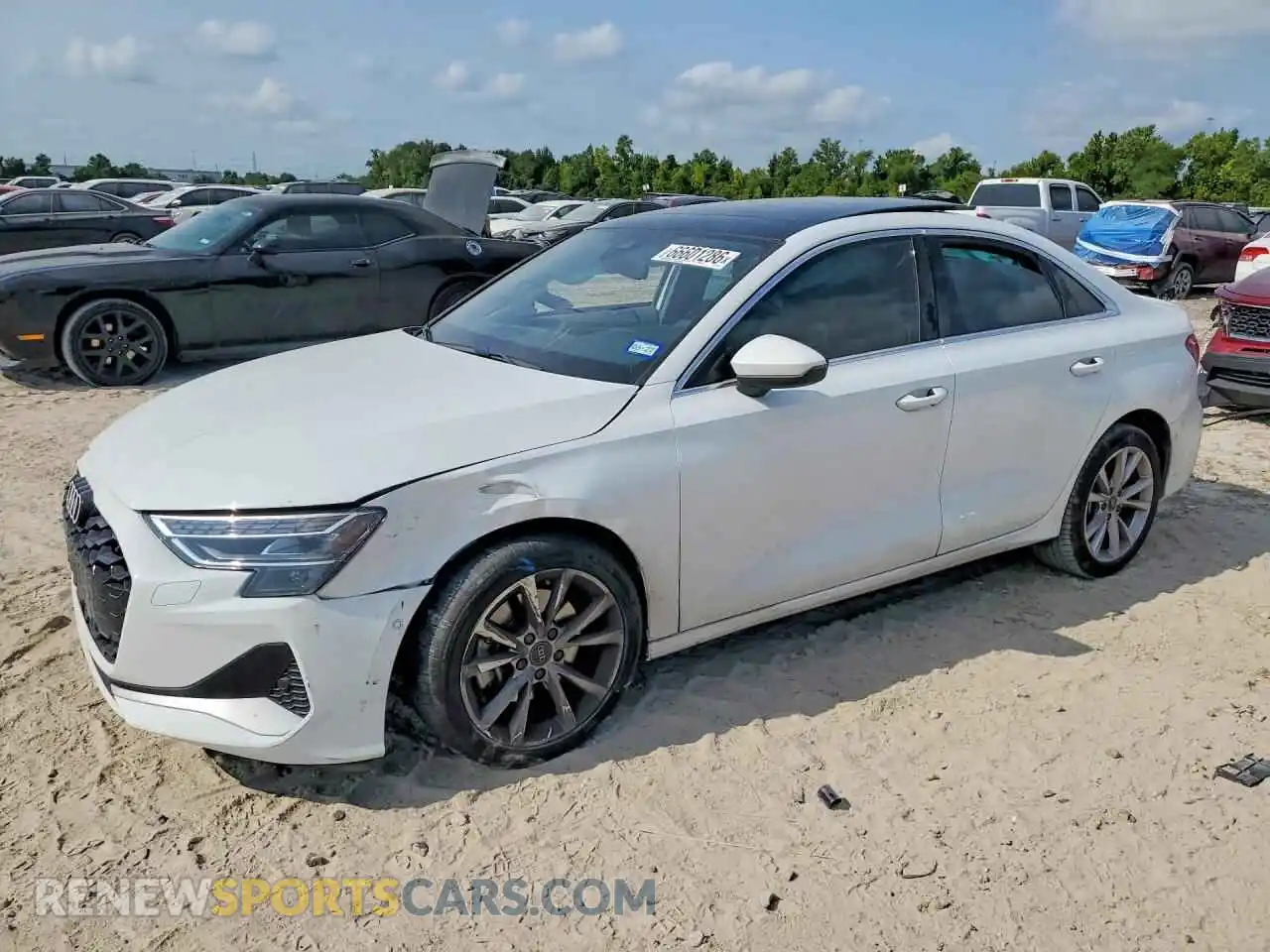 1 Photograph of a damaged car WAUGUDGYXSA044734 AUDI A3 2025