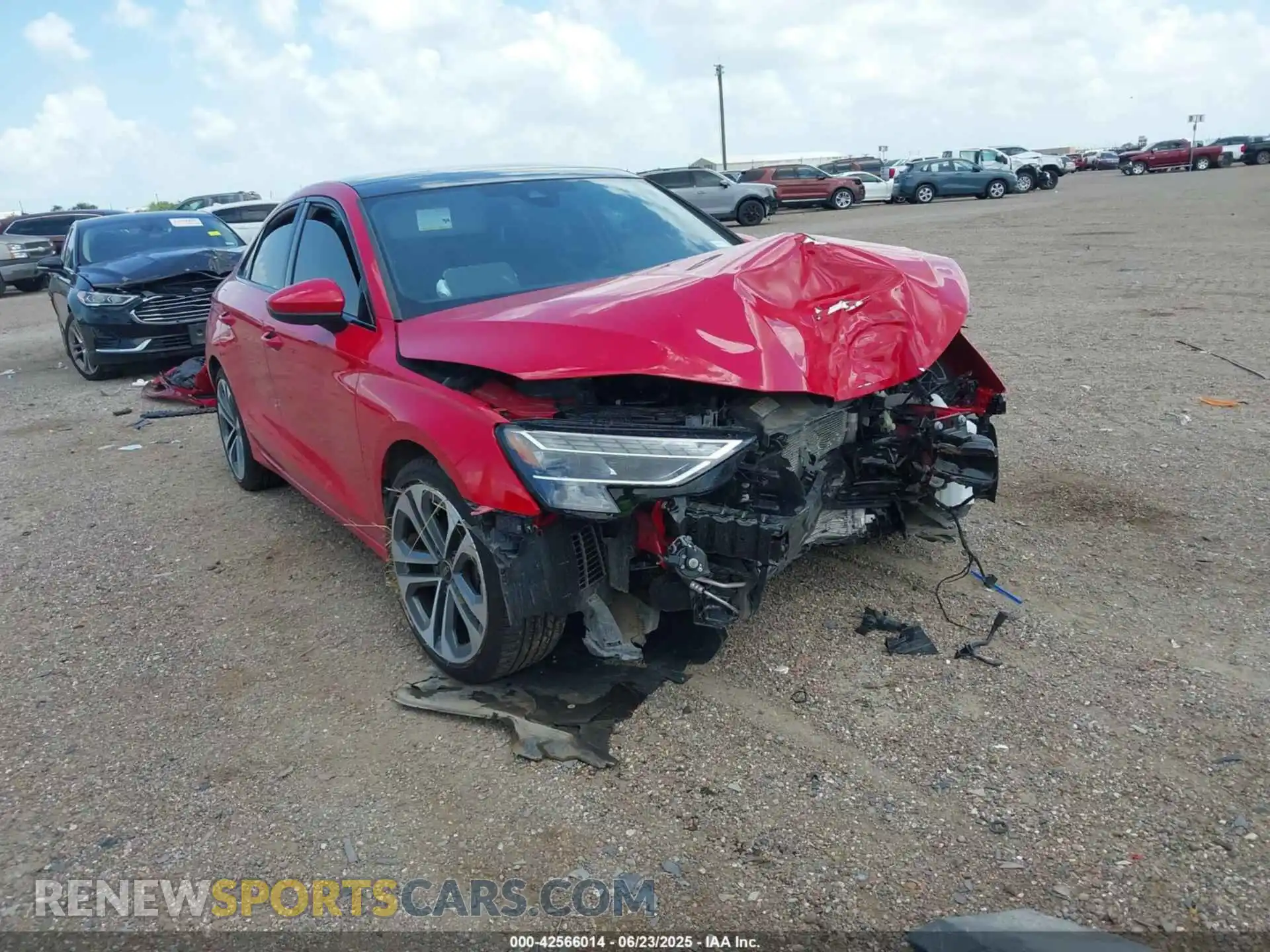 1 Photograph of a damaged car WAUGUDGYXSA073988 AUDI A3 2025