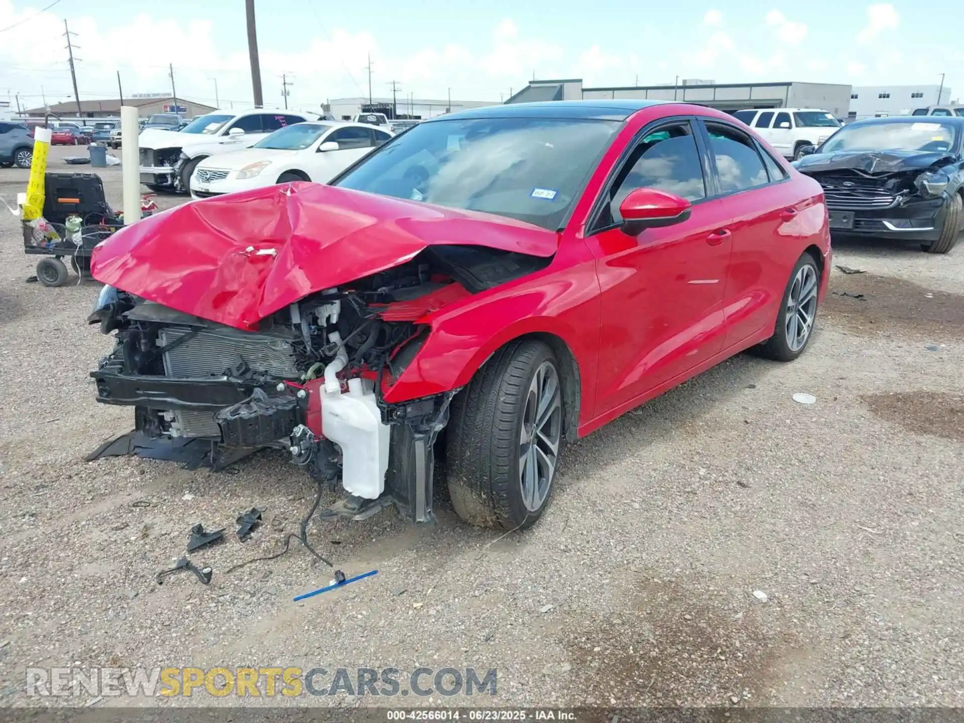 2 Photograph of a damaged car WAUGUDGYXSA073988 AUDI A3 2025