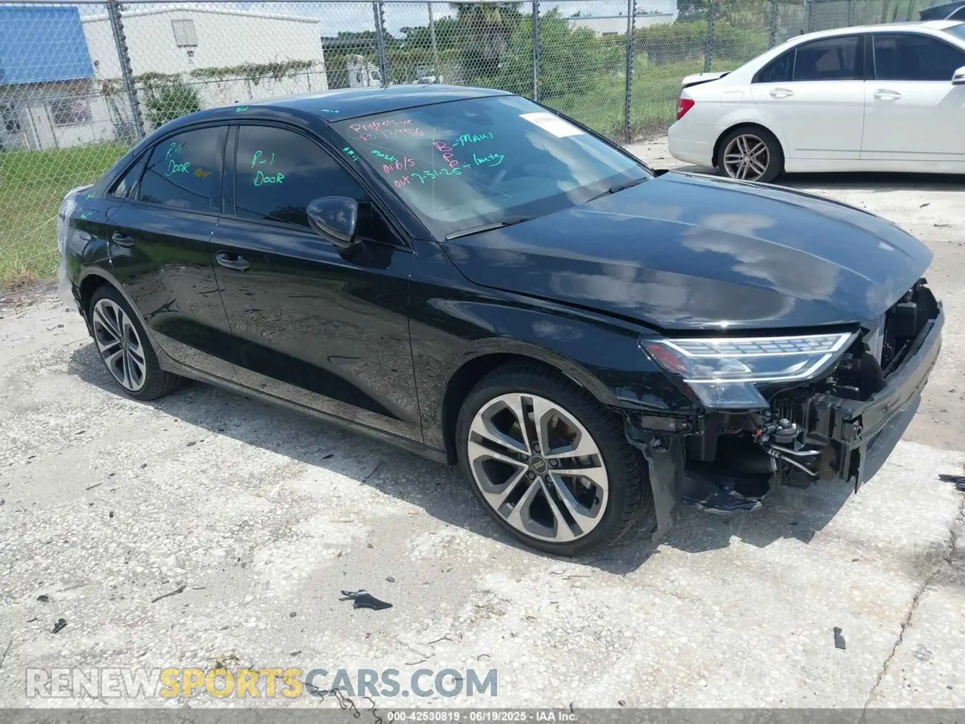 1 Photograph of a damaged car WAUHUDGY1SA068635 AUDI A3 2025