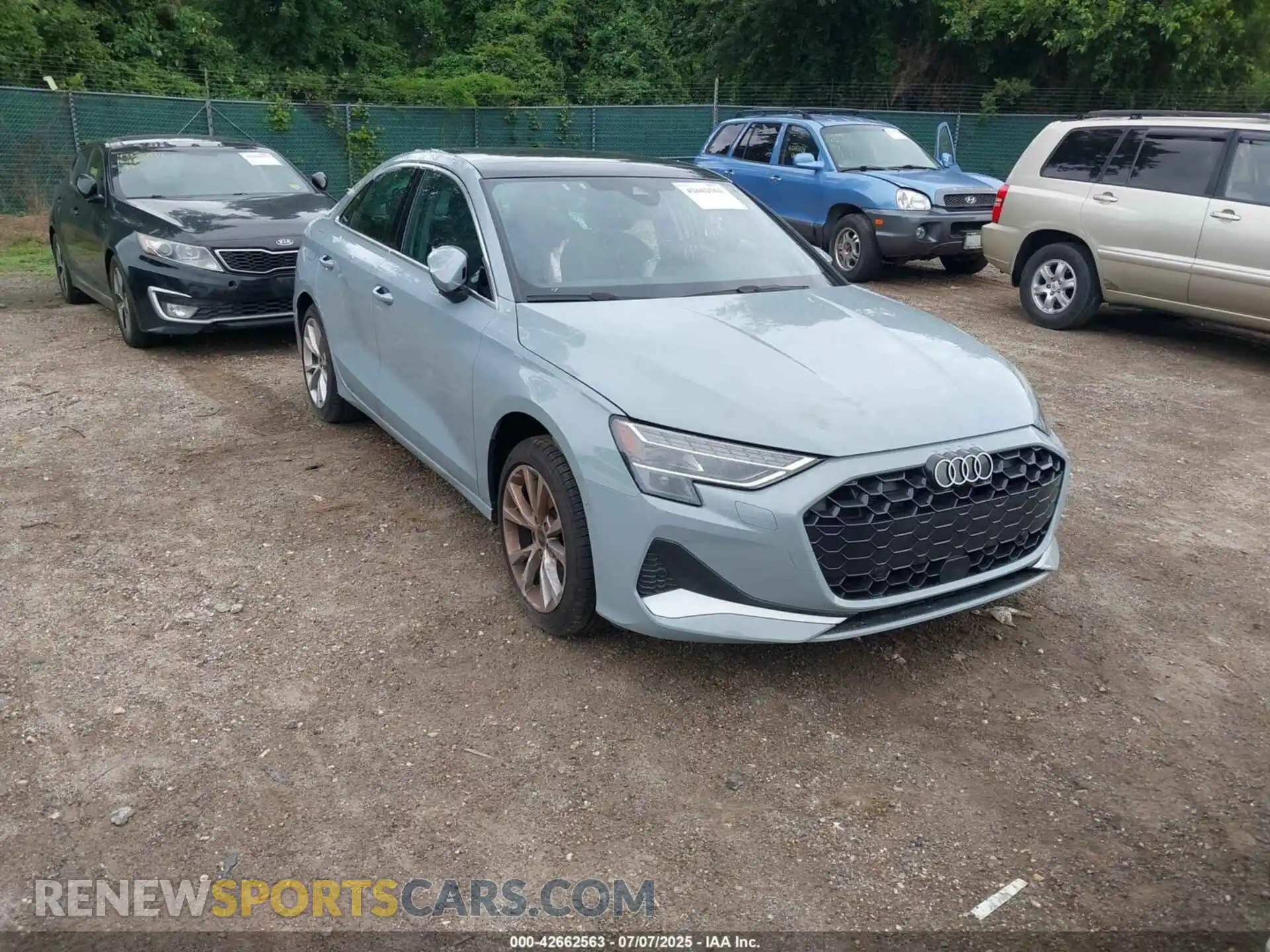 1 Photograph of a damaged car WAUHUDGY4SA088233 AUDI A3 2025