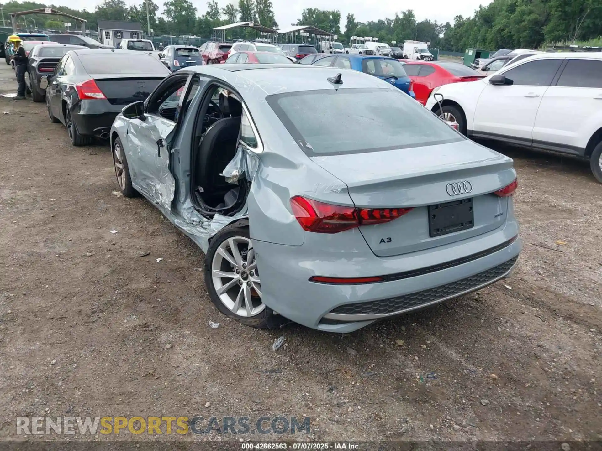 3 Photograph of a damaged car WAUHUDGY4SA088233 AUDI A3 2025