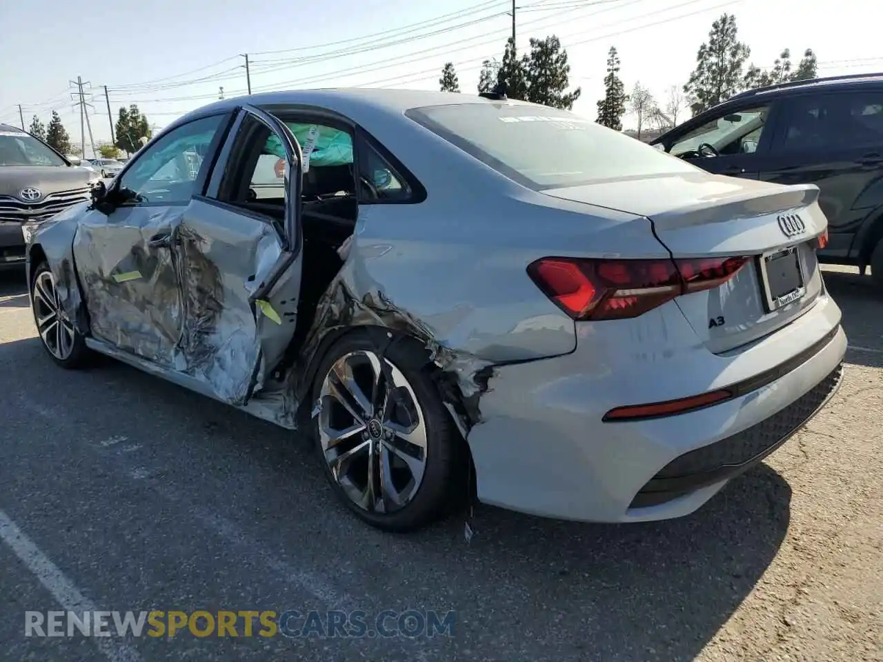 2 Photograph of a damaged car WAUHUDGY7SA057915 AUDI A3 2025