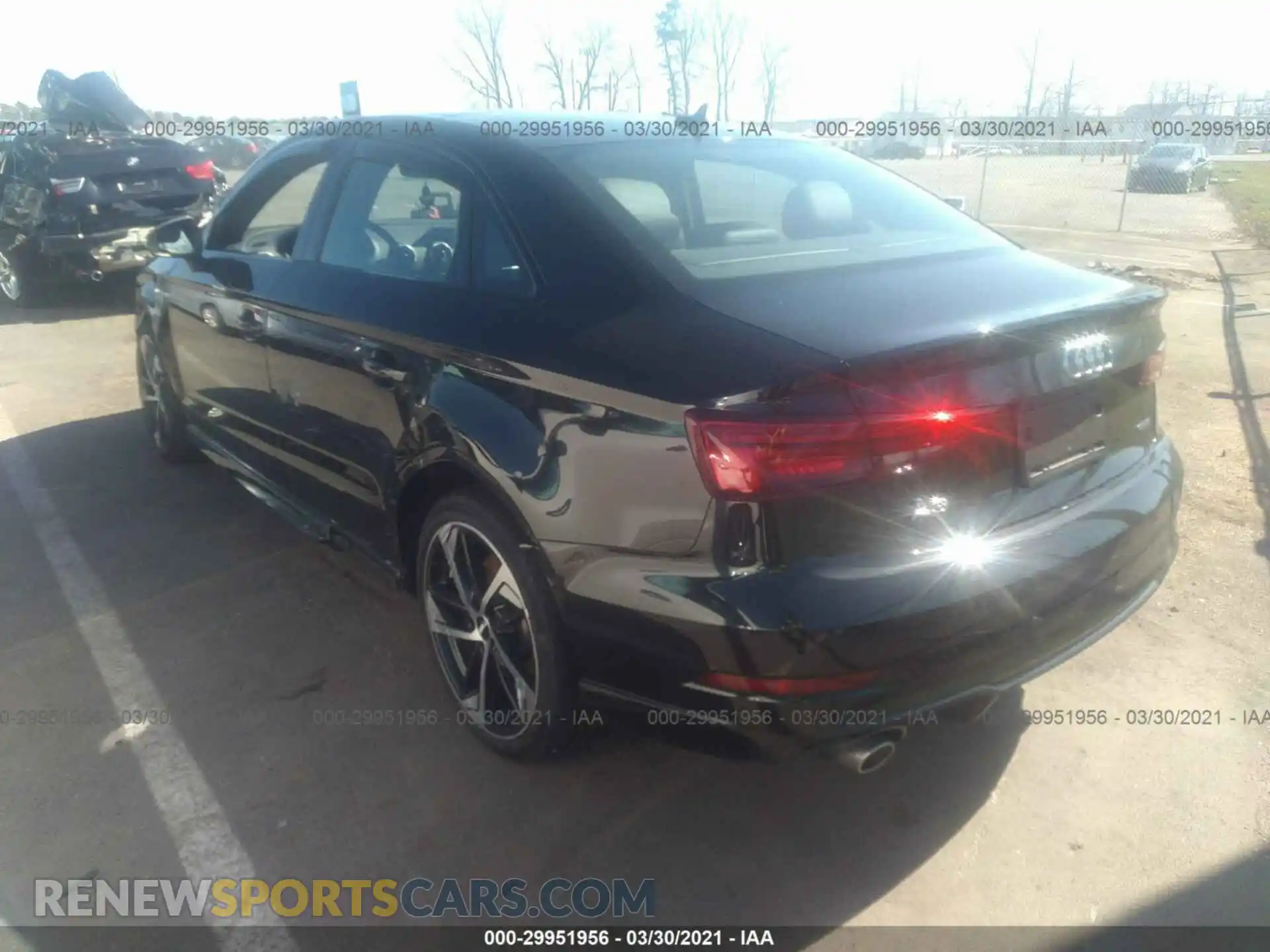 3 Photograph of a damaged car WAUBEGFFXLA104585 AUDI A3 SEDAN 2020