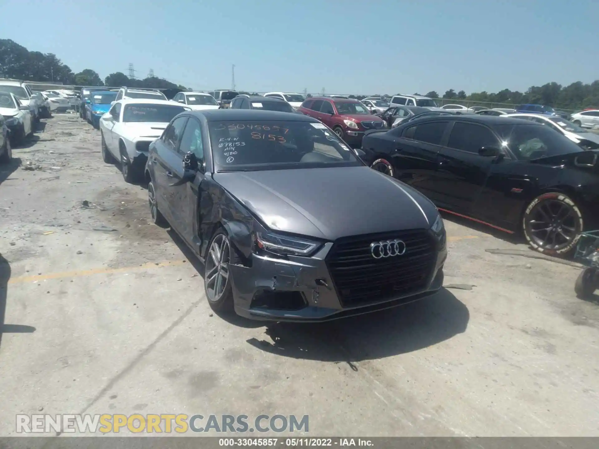 1 Photograph of a damaged car WAUCUGFF4LA078153 AUDI A3 SEDAN 2020