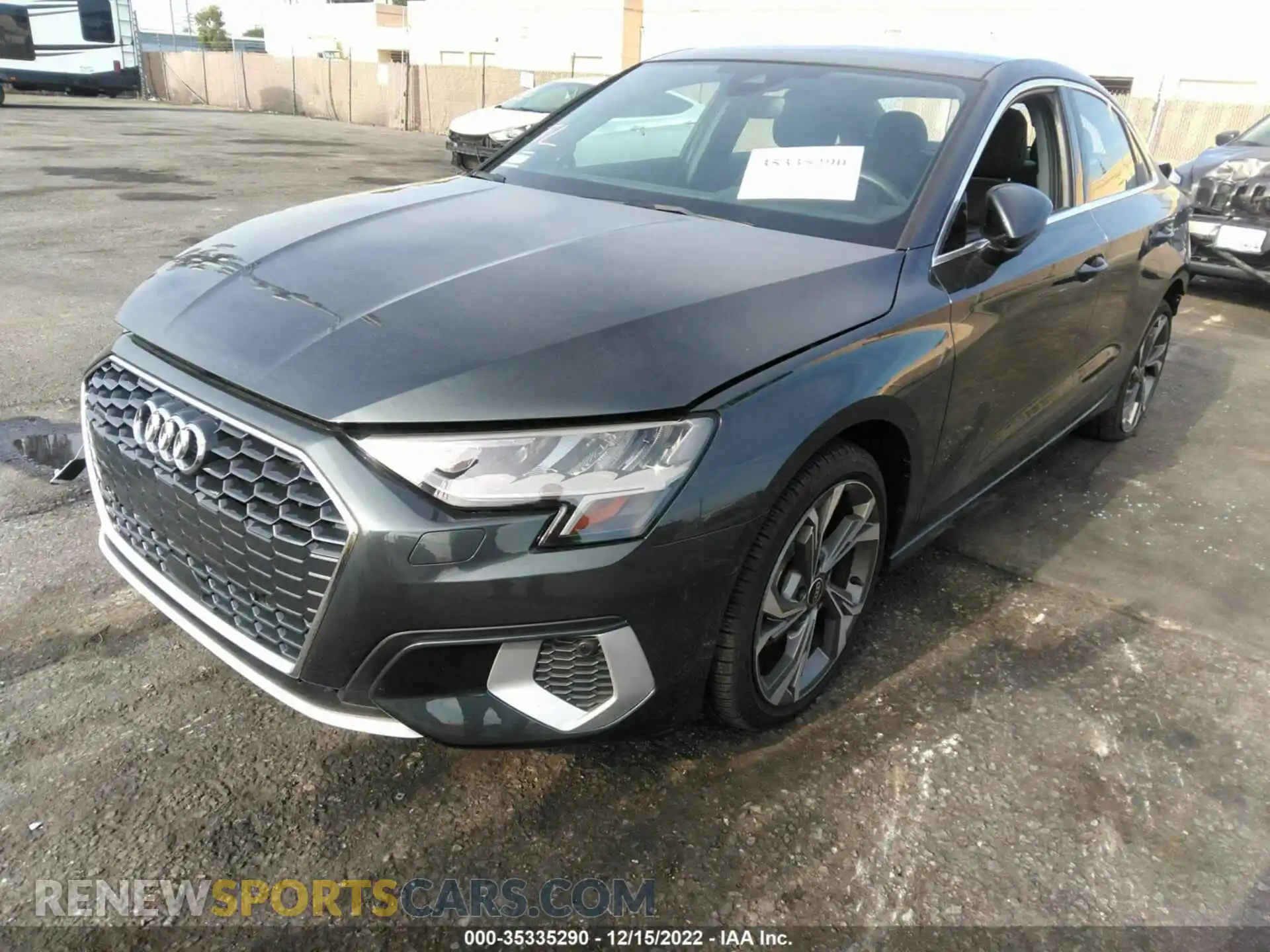 2 Фотография поврежденного автомобиля WAUGUDGY6NA019981 AUDI A3 SEDAN 2022
