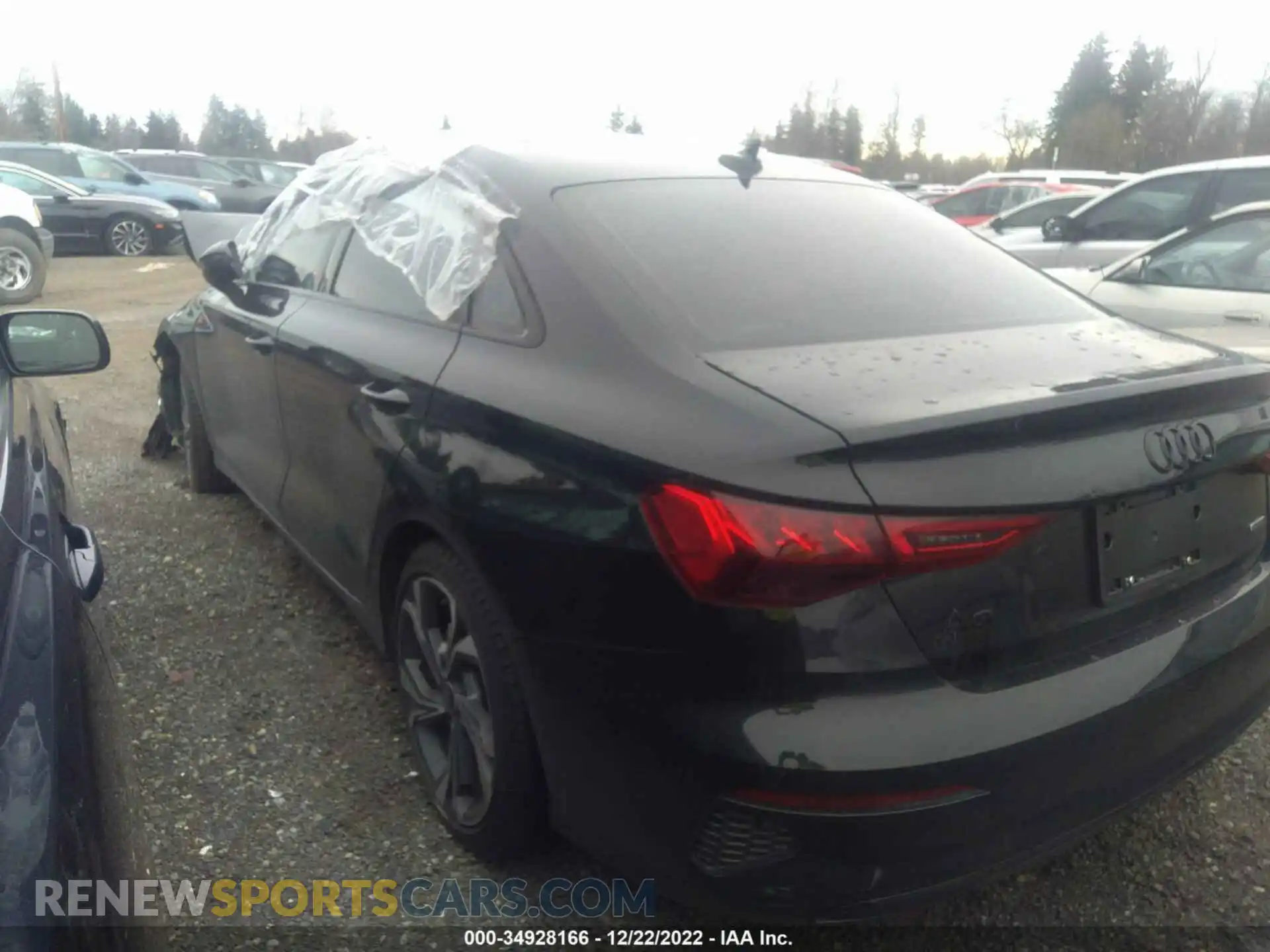 3 Фотография поврежденного автомобиля WAUGUDGY6NA063253 AUDI A3 SEDAN 2022