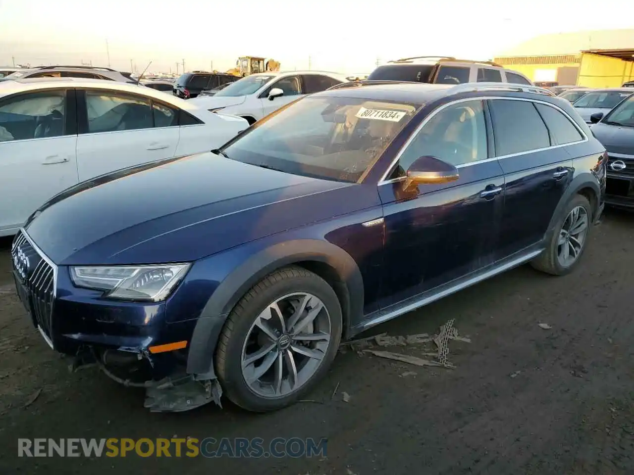 1 Photograph of a damaged car WA17NAF46KA106587 AUDI A4 2019