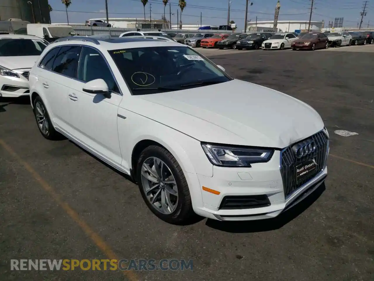 1 Photograph of a damaged car WA18NAF44KA110853 AUDI A4 2019