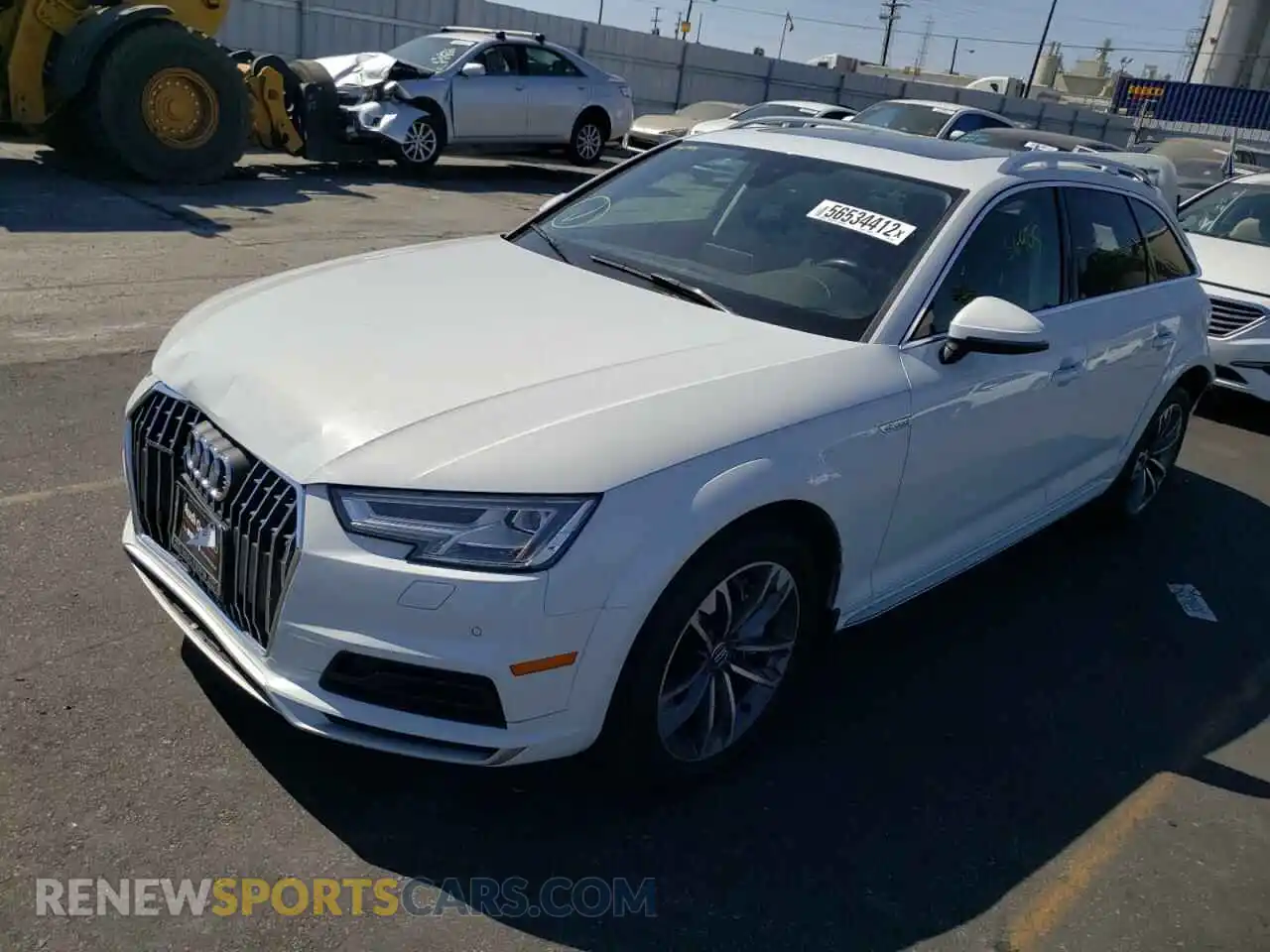 2 Photograph of a damaged car WA18NAF44KA110853 AUDI A4 2019