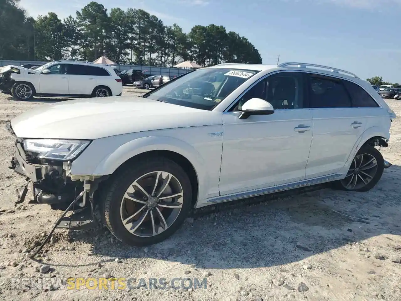 1 Photograph of a damaged car WA18NAF45KA113258 AUDI A4 2019