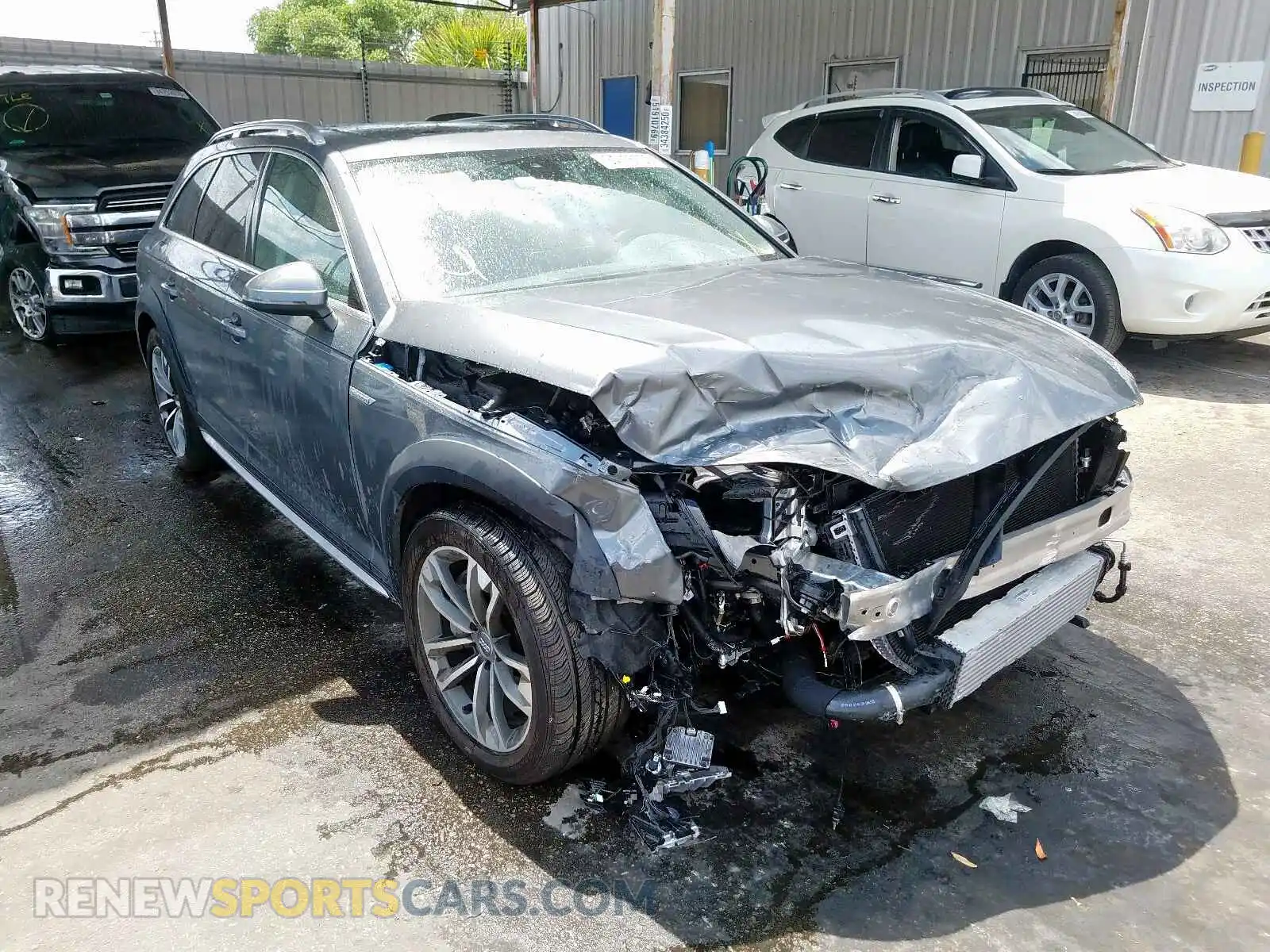 1 Photograph of a damaged car WA18NAF49KA114235 AUDI A4 2019