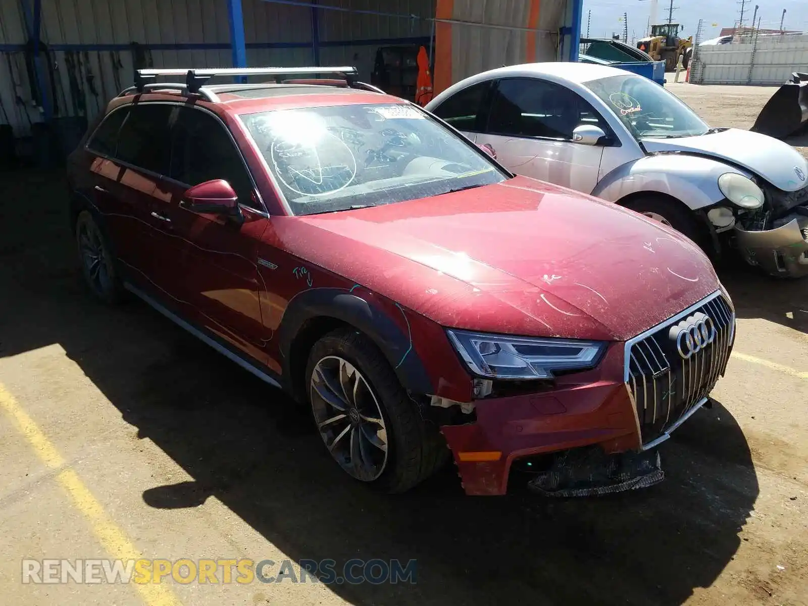 1 Photograph of a damaged car WA19NAF46KA110096 AUDI A4 2019