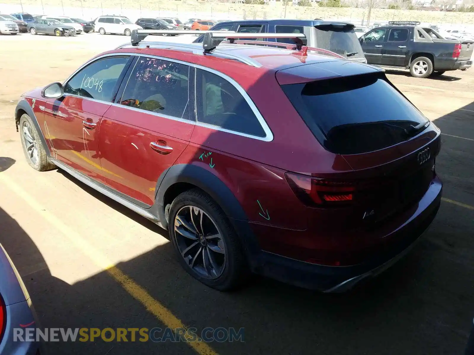 3 Photograph of a damaged car WA19NAF46KA110096 AUDI A4 2019