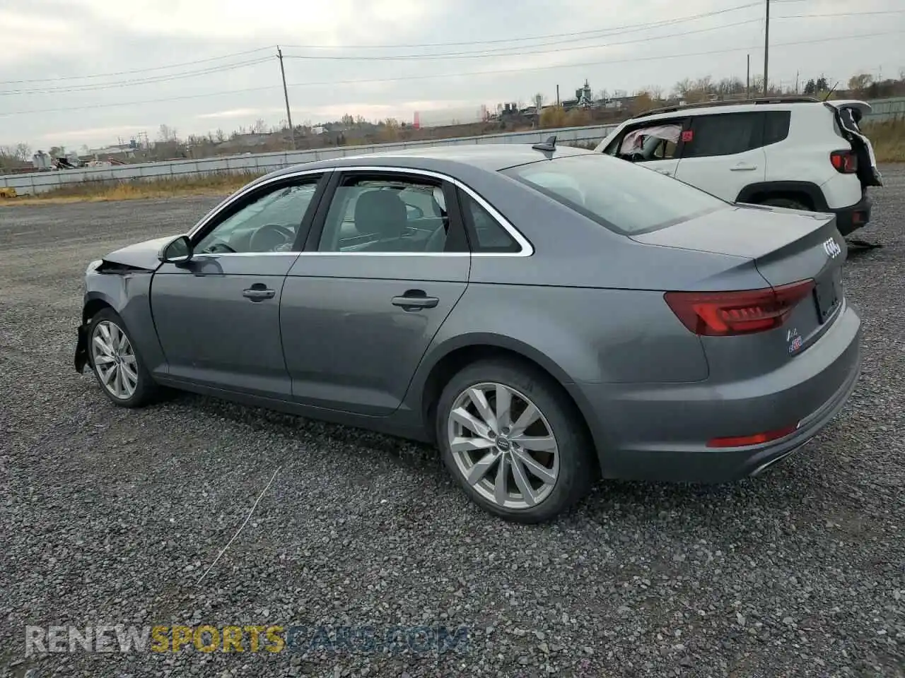 2 Photograph of a damaged car WAUANAF43KN002009 AUDI A4 2019