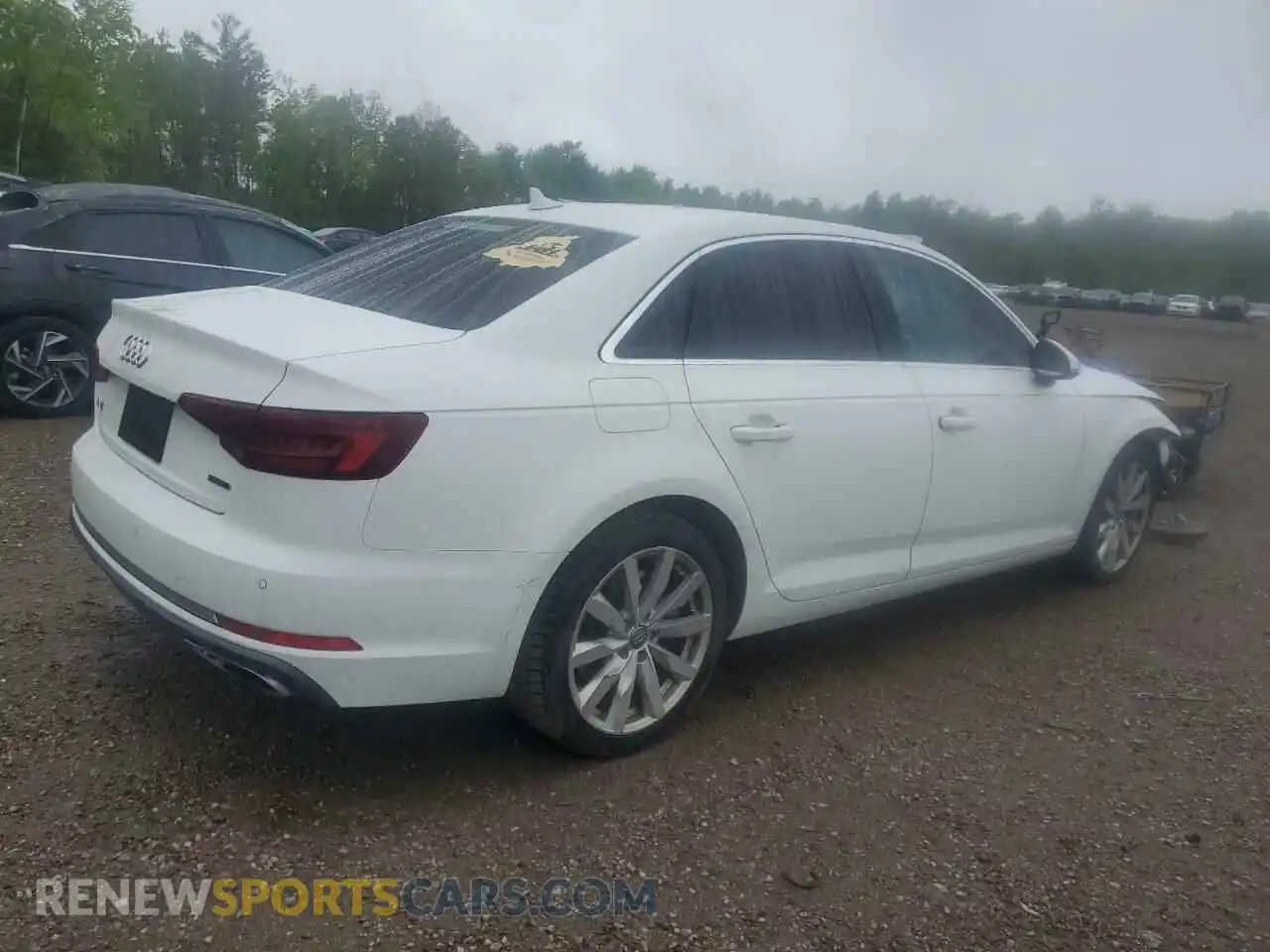 3 Photograph of a damaged car WAUANAF43KN010191 AUDI A4 2019