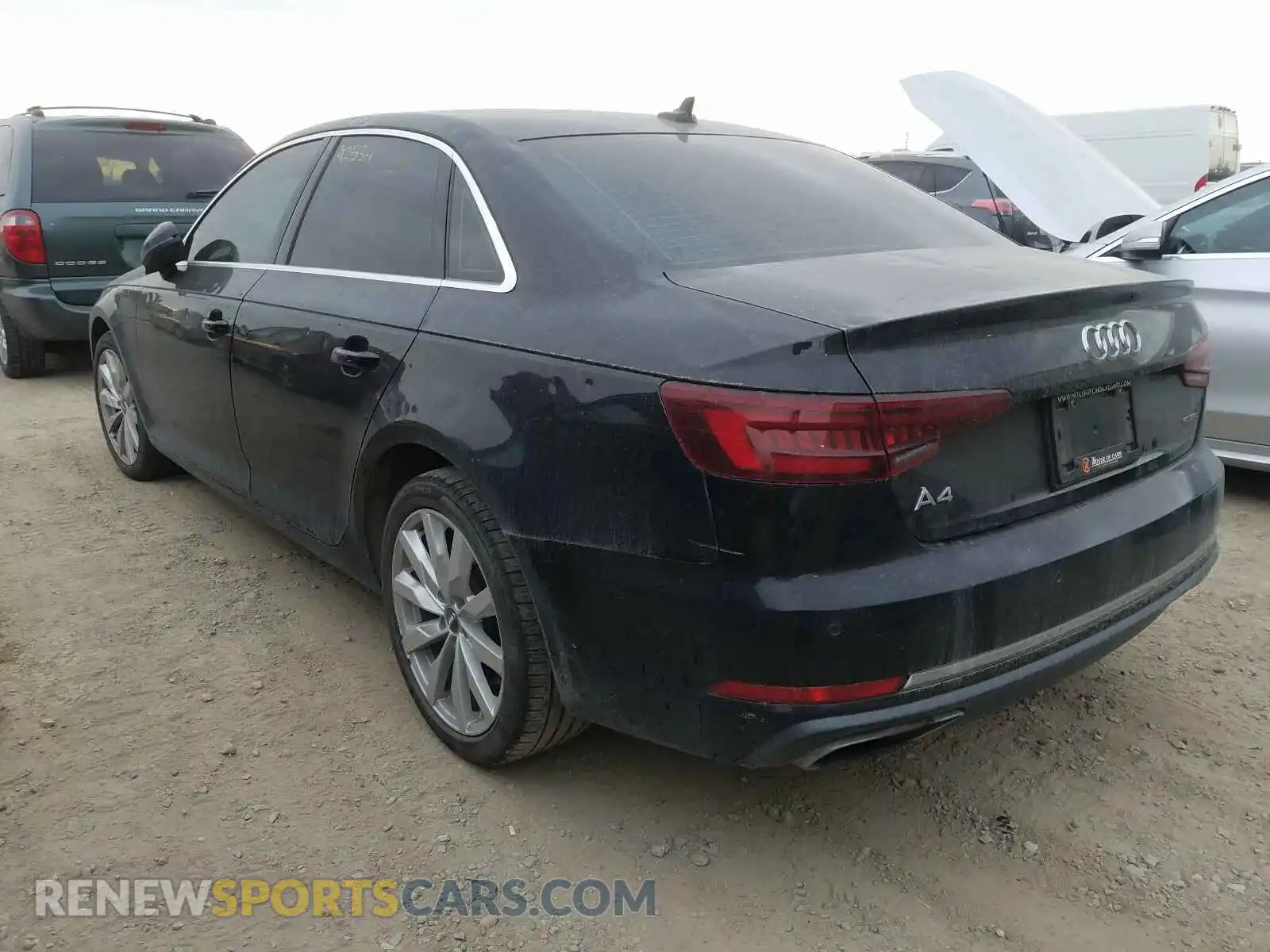3 Photograph of a damaged car WAUANAF47KA054122 AUDI A4 2019