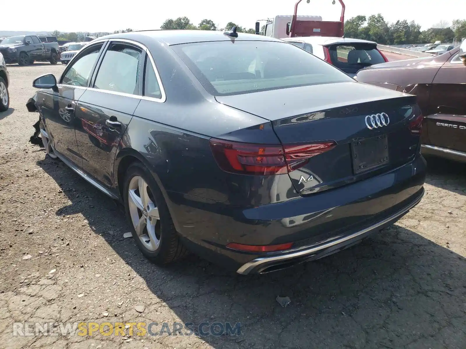 3 Photograph of a damaged car WAUDNAF40KA027194 AUDI A4 2019
